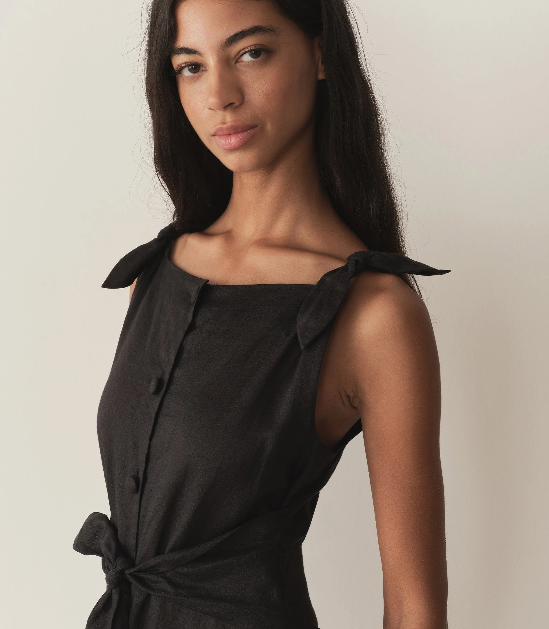 DÔEN - LEVINE DRESS -- BLACK - Image 2