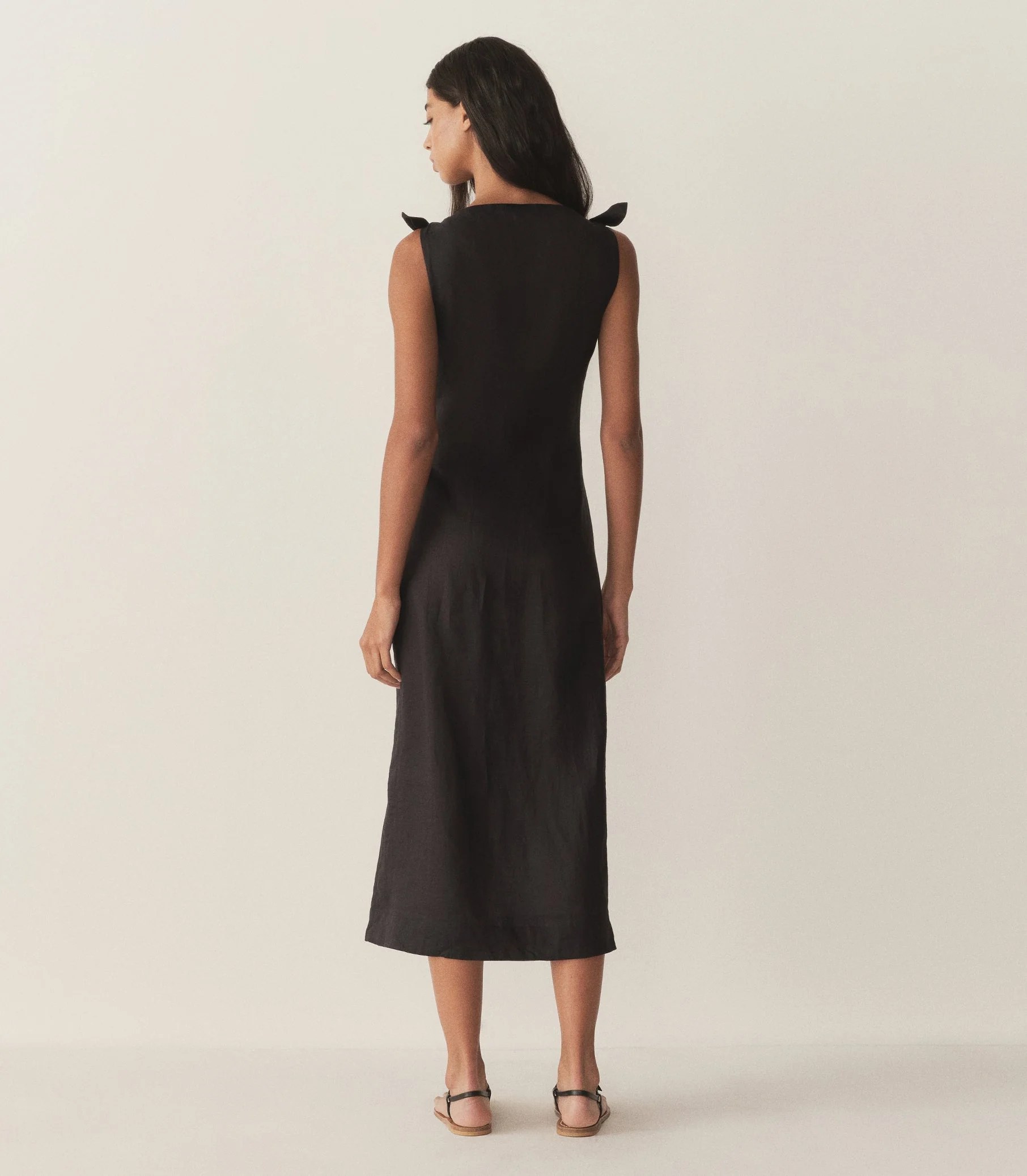 DÔEN - LEVINE DRESS -- BLACK - Image 3