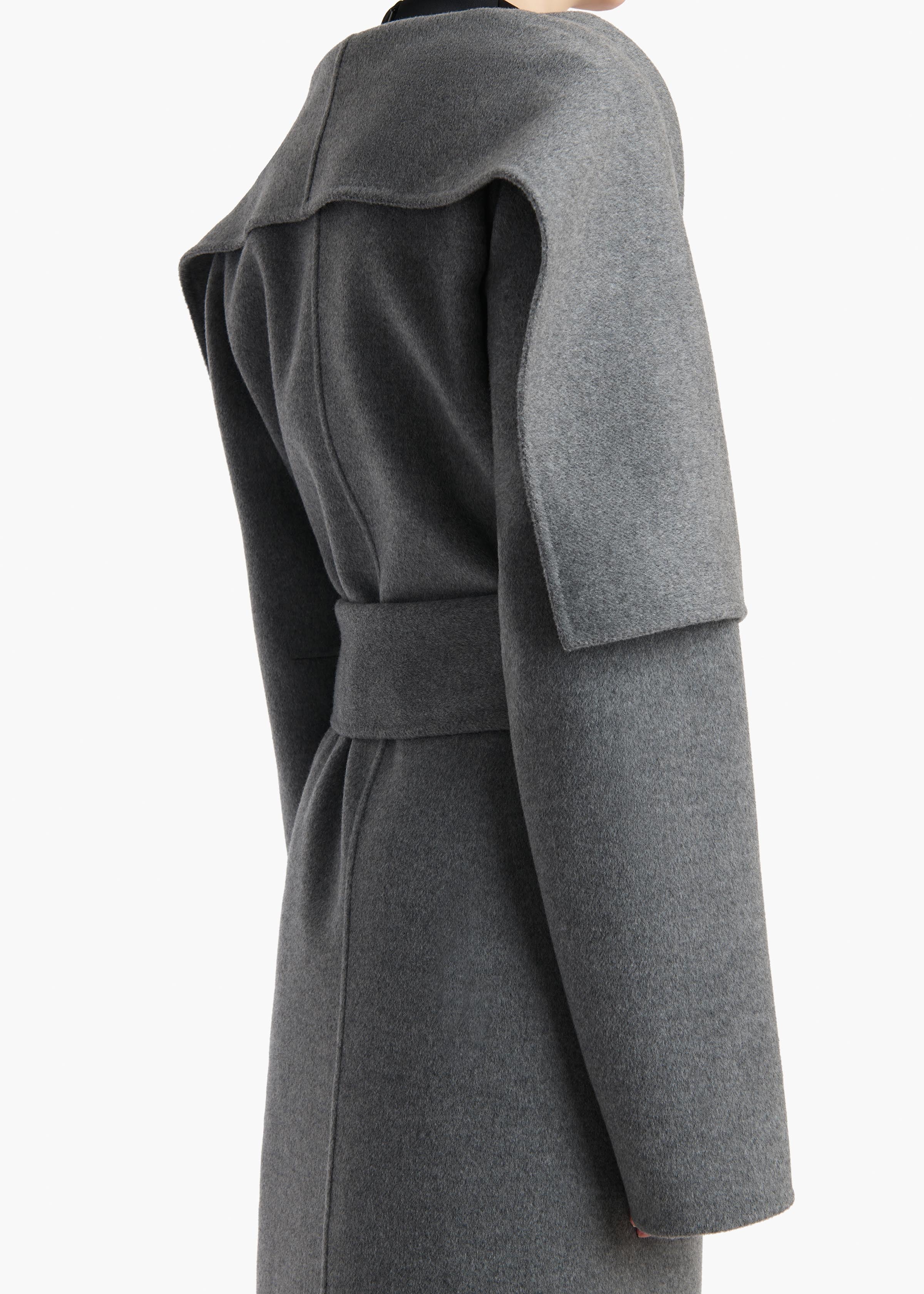Khaite - Levitt Coat in Grey Melange - Image 13