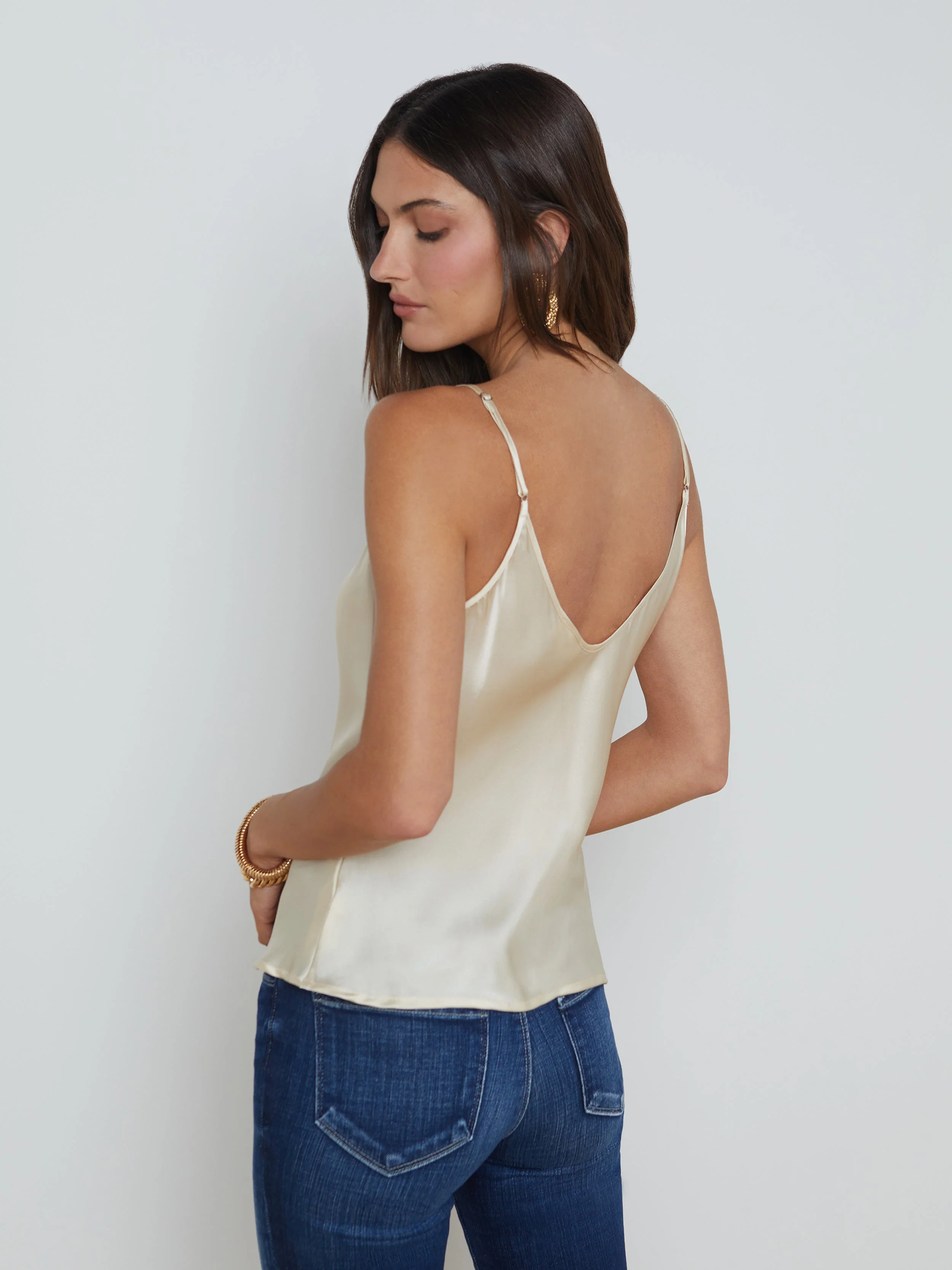 L'AGENCE - Lexi Silk Camisole - Image 2