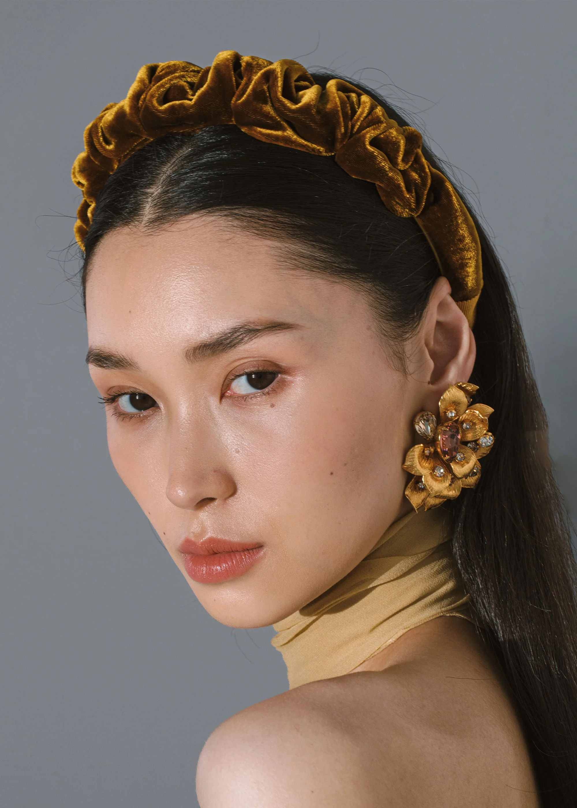Jennifer Behr - Lia Headband in Velvet - Image 2