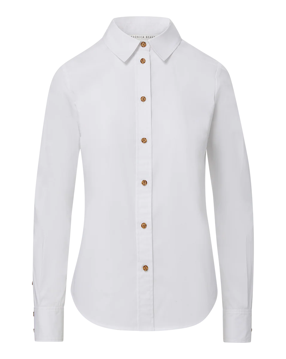 Veronica Beard - Libby Poplin Button - Down Shirt - Image 7