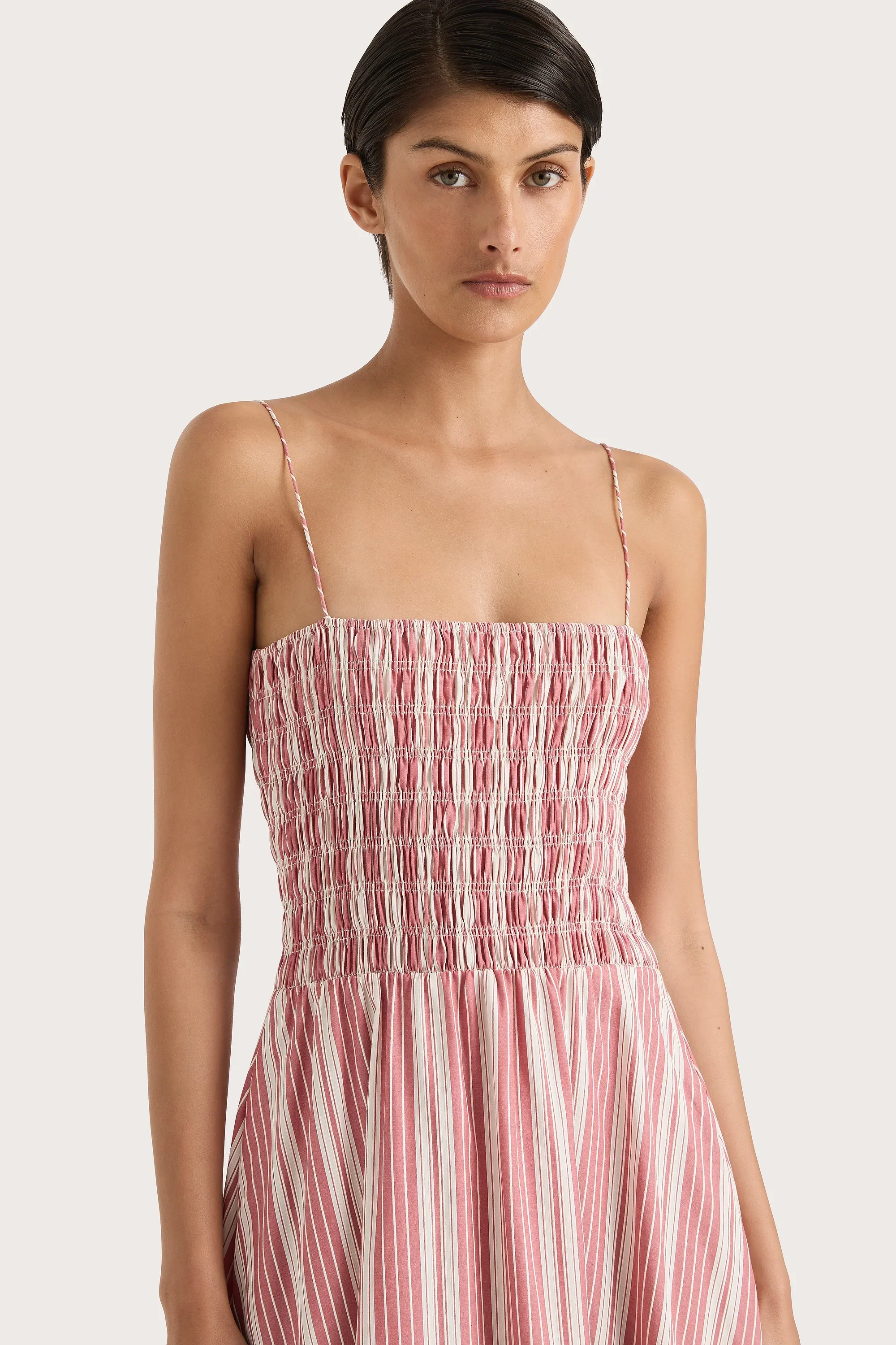 Faithfull - Lida Maxi Dress Cherry Stripe - Final Sale - Image 3