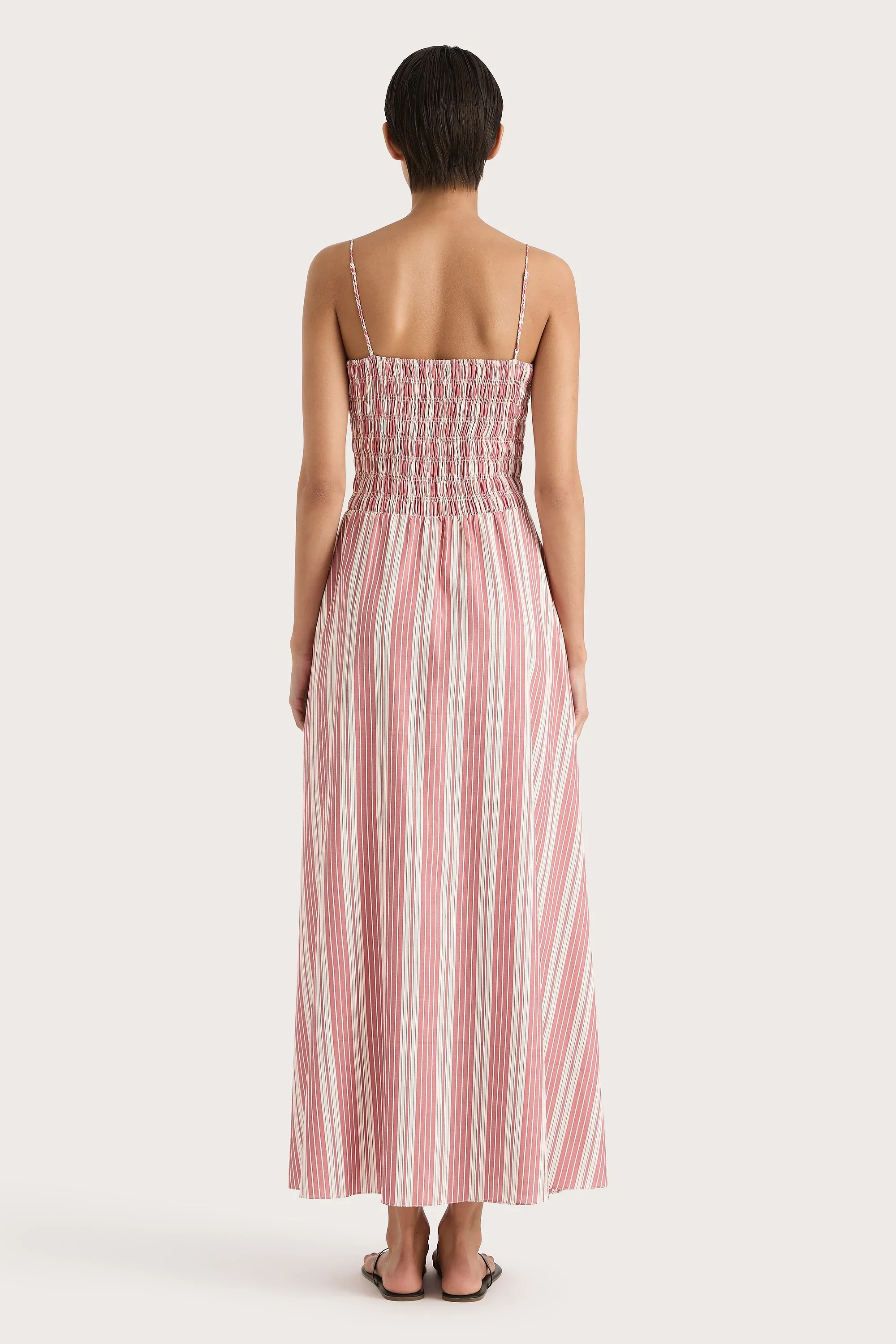 Faithfull - Lida Maxi Dress Cherry Stripe - Final Sale - Image 5