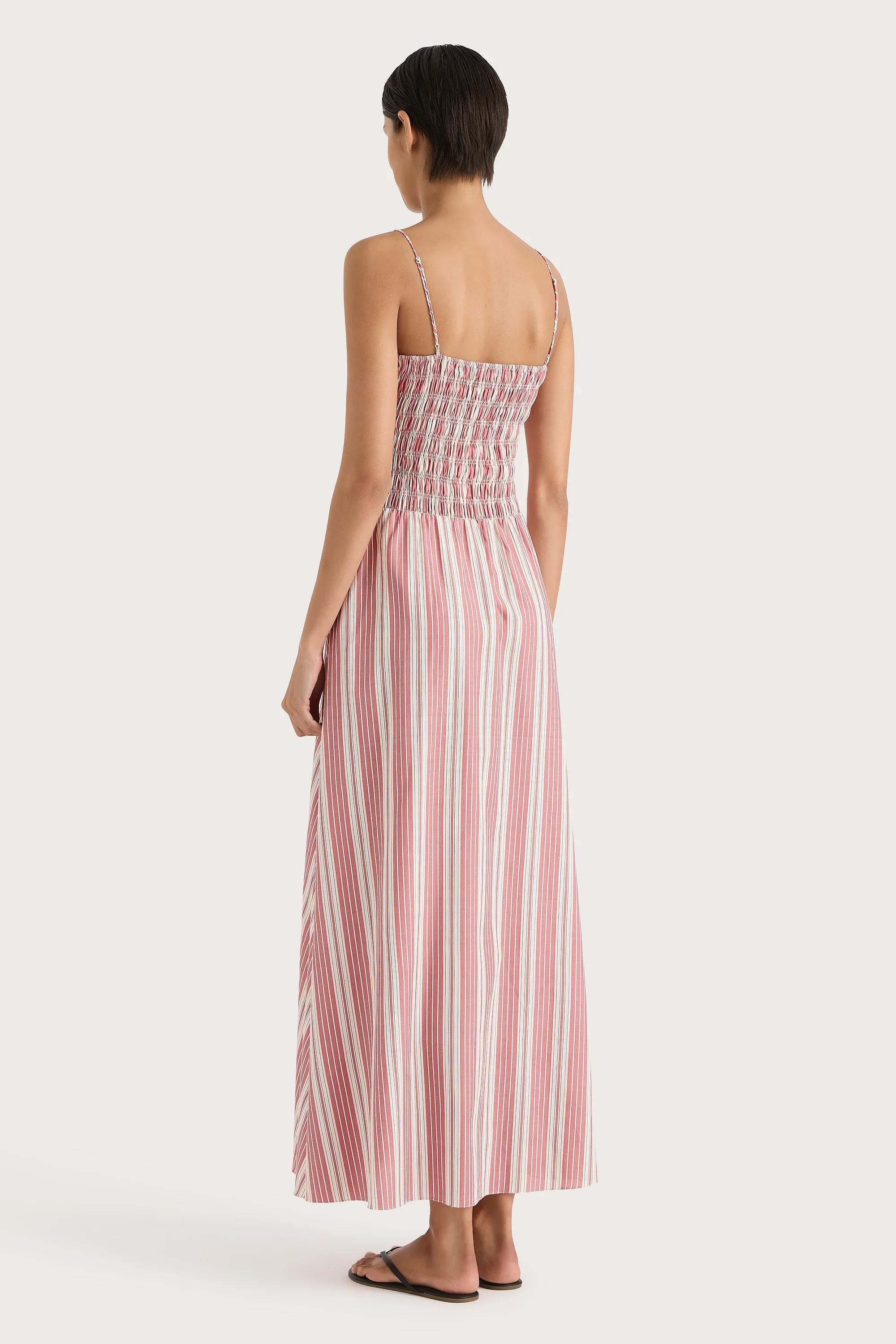 Faithfull - Lida Maxi Dress Cherry Stripe - Final Sale - Image 6