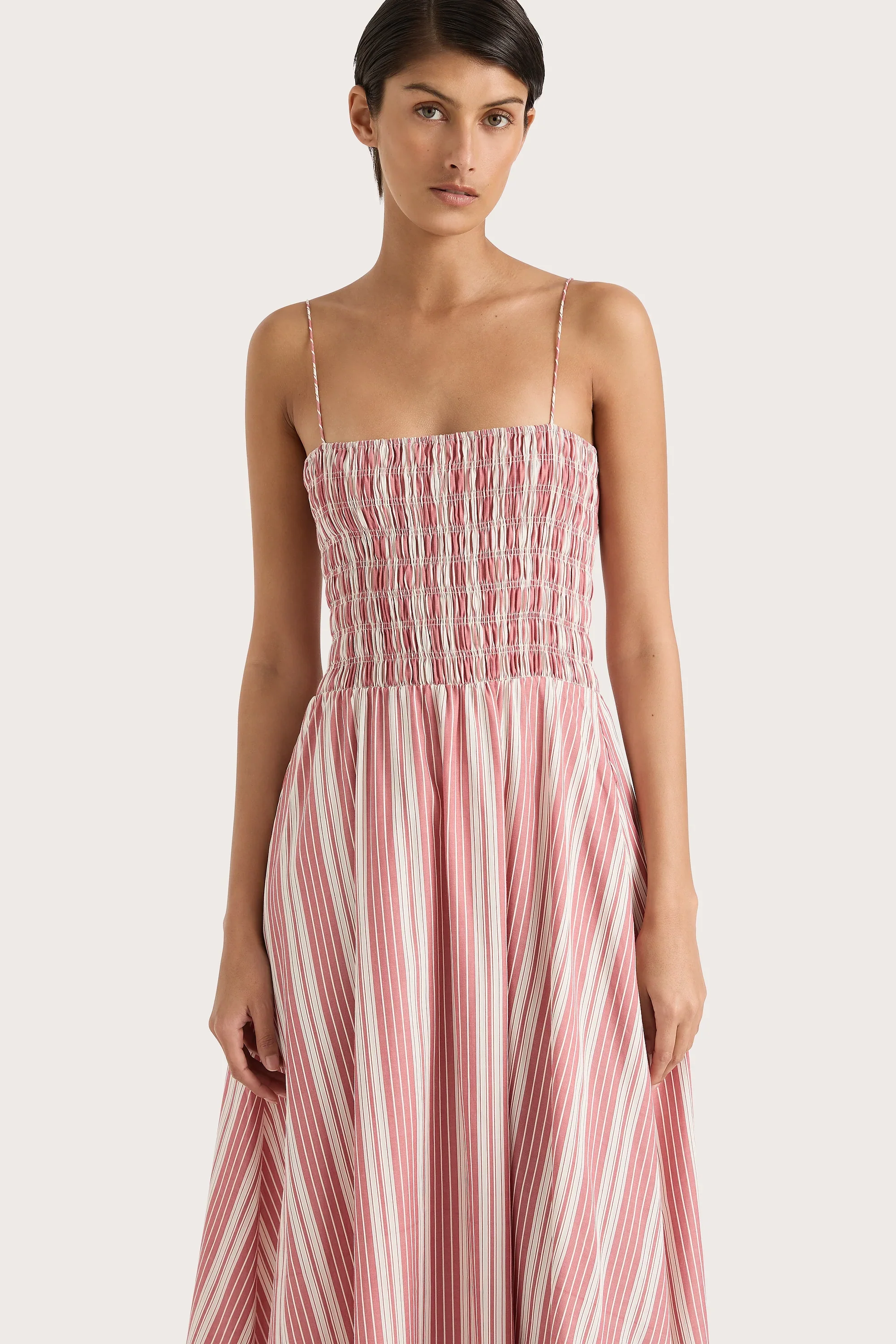 Faithfull - Lida Maxi Dress Cherry Stripe - Final Sale - Image 7
