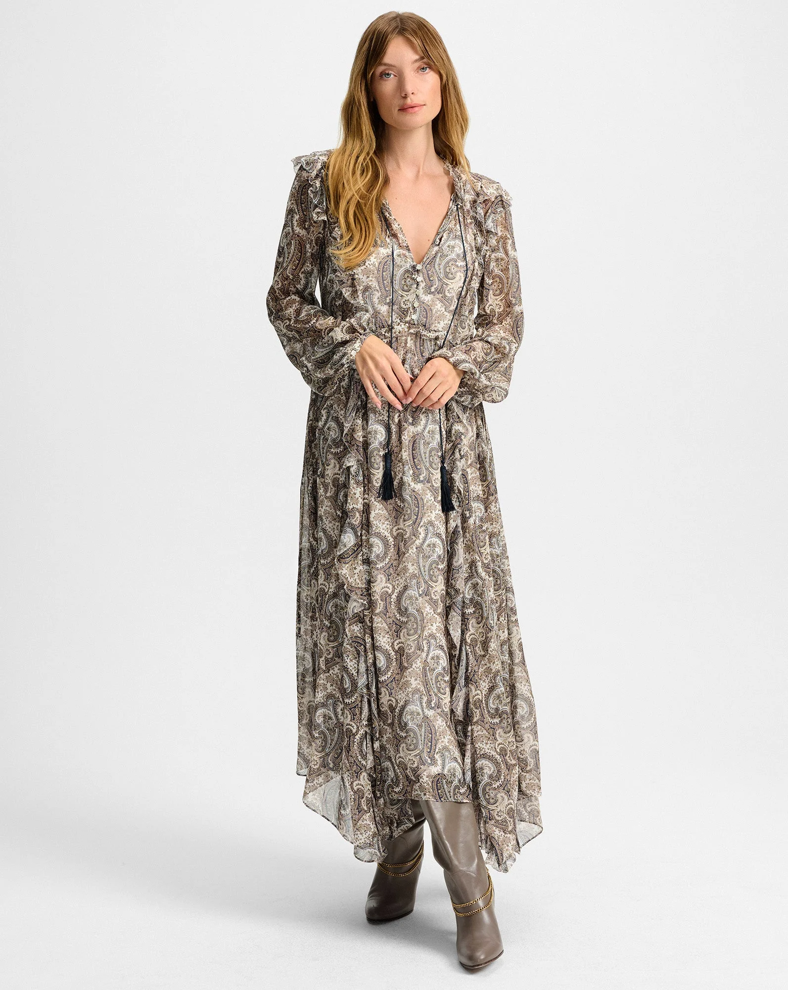 Veronica Beard - Lilith Silk Maxi Dress - Image 2