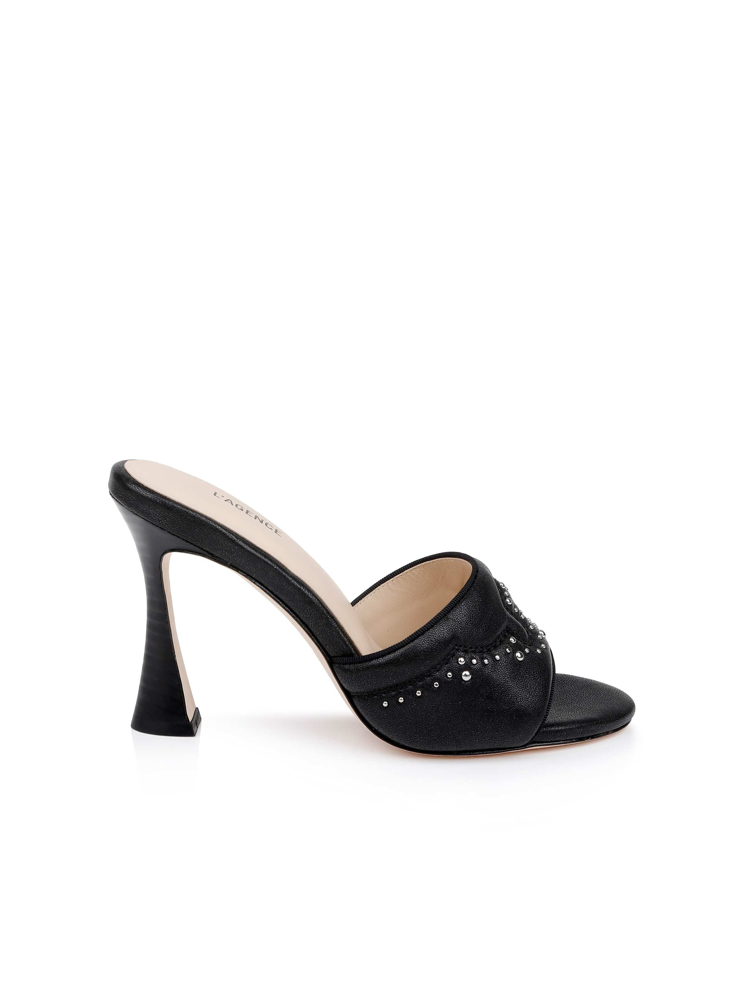 L'AGENCE - Lille Leather Open - Toe Mule - Image 5