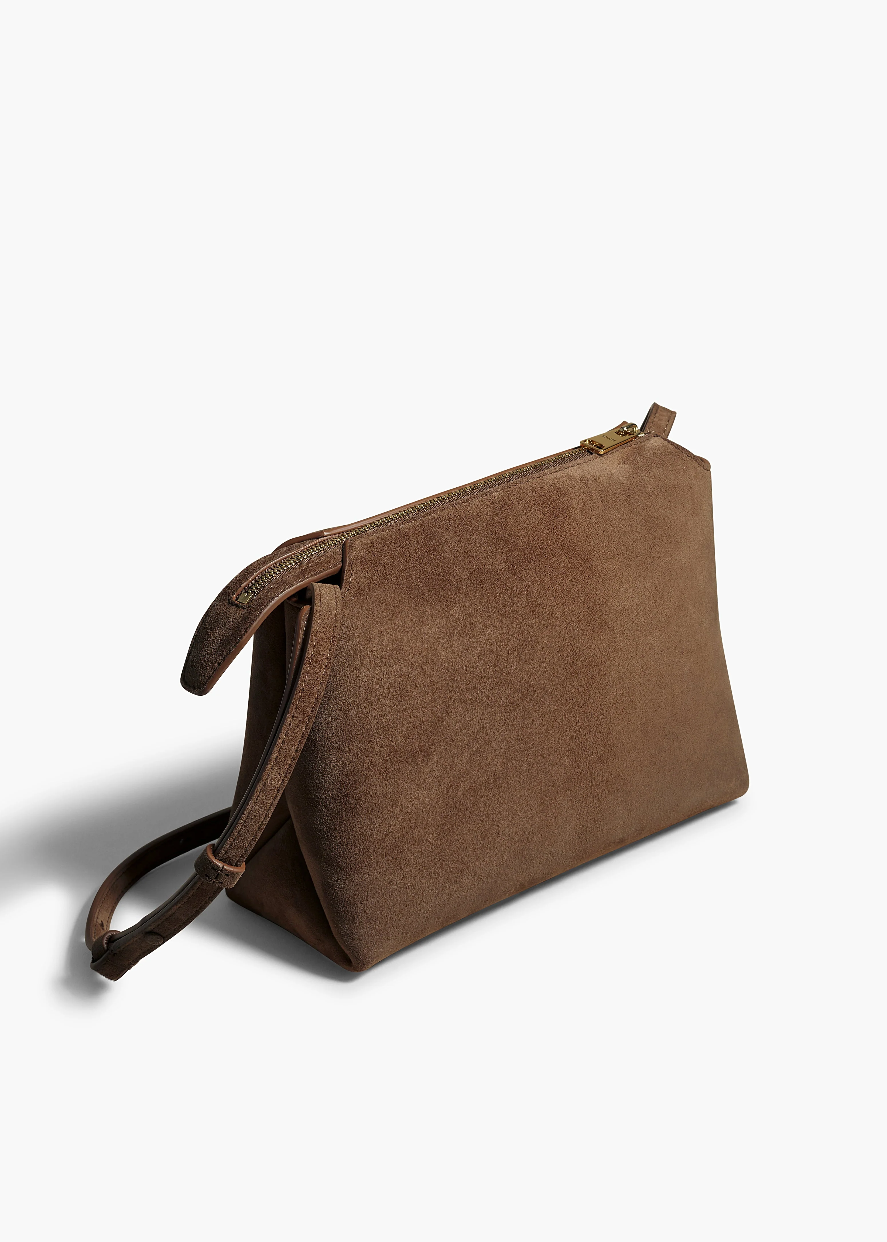 Khaite - Lina Crossbody Bag in Cedar Suede - Image 3