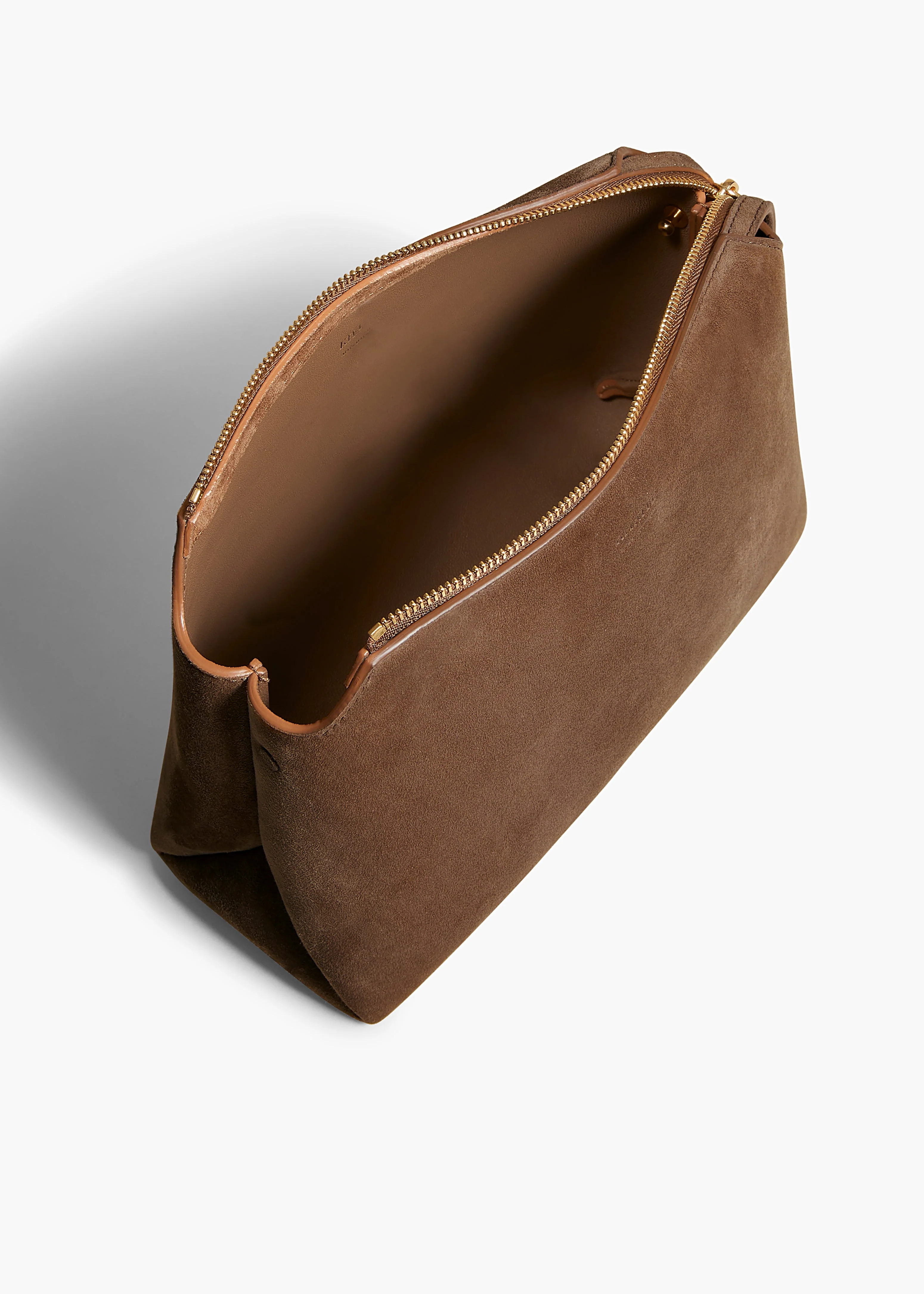 Khaite - Lina Crossbody Bag in Cedar Suede - Image 5