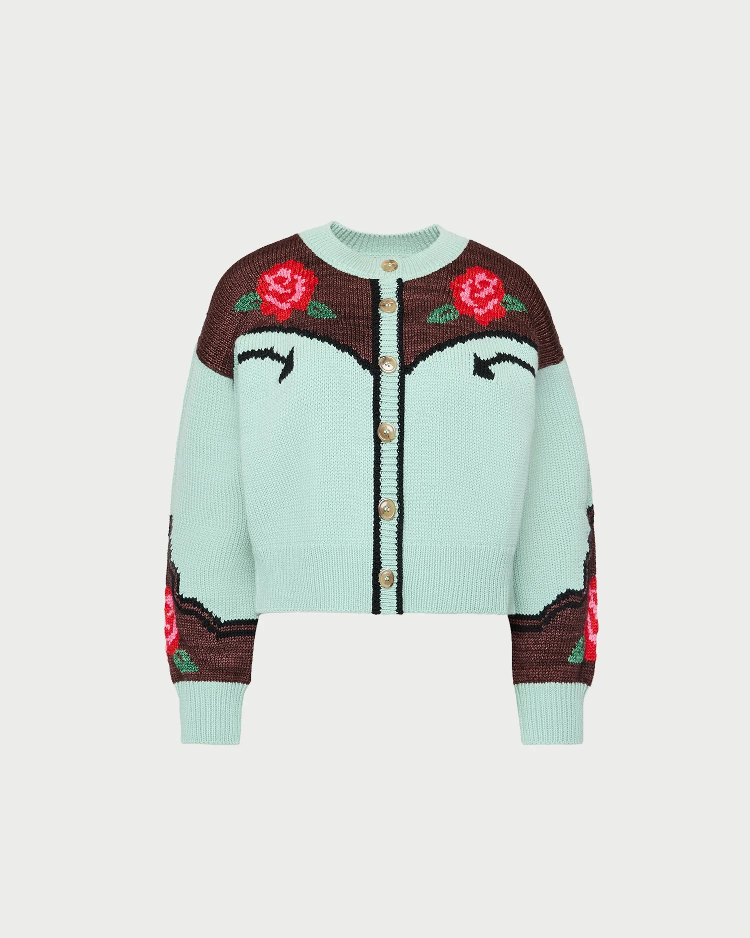 Loeffler Randall - Linda Intarsia Cardigan - Image 2