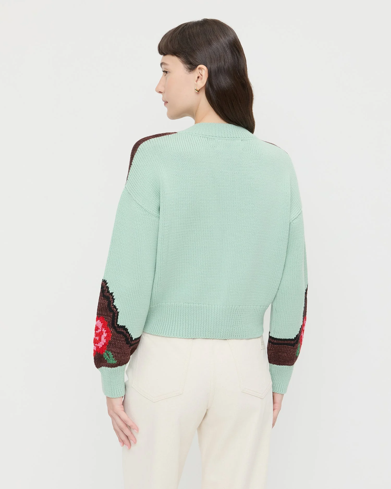 Loeffler Randall - Linda Intarsia Cardigan - Image 3