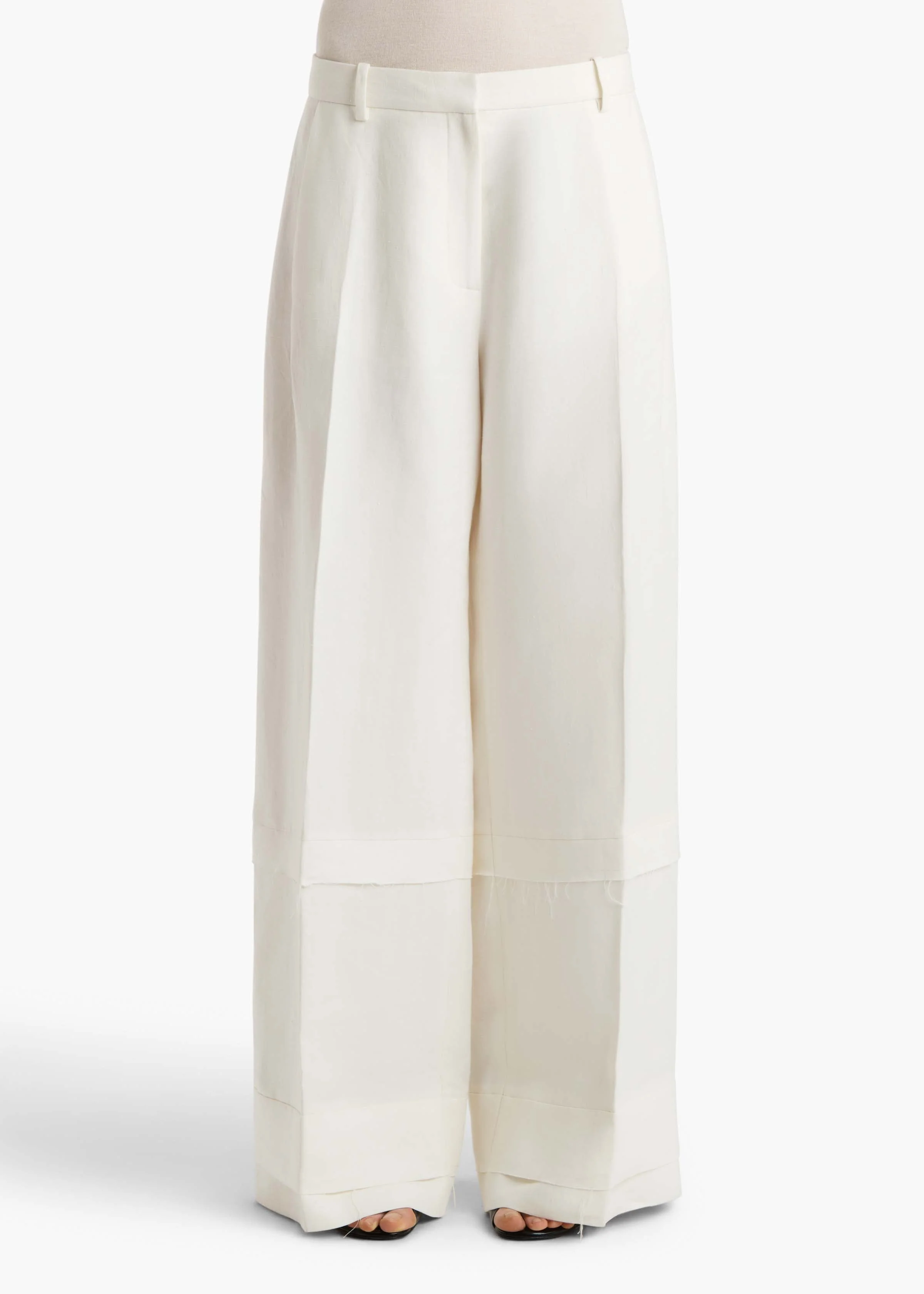Khaite - Linden Pant in Cream - Image 10