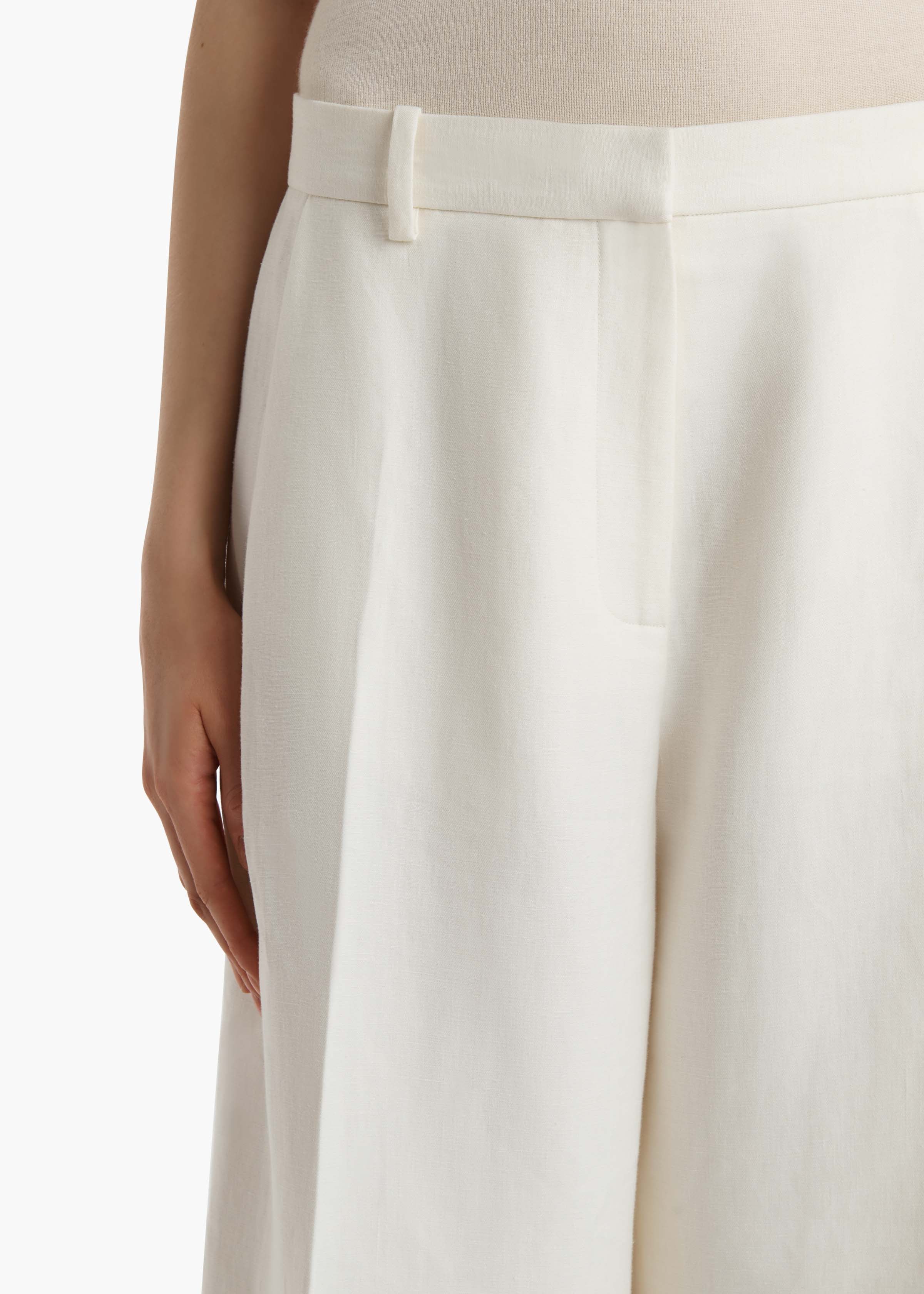 Khaite - Linden Pant in Cream - Image 18