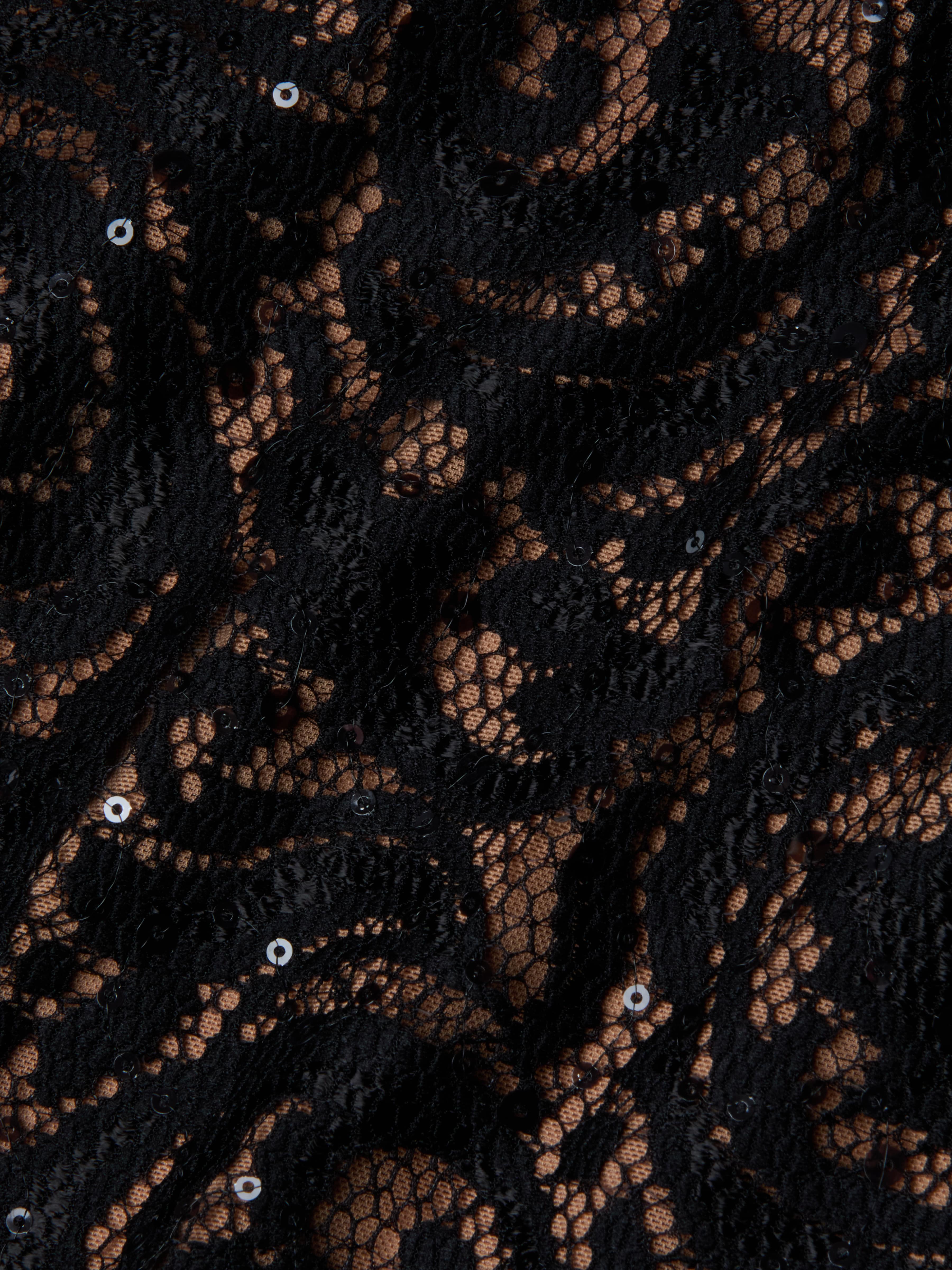 L'AGENCE - Lindsay Sequined Lace Dress - Image 6