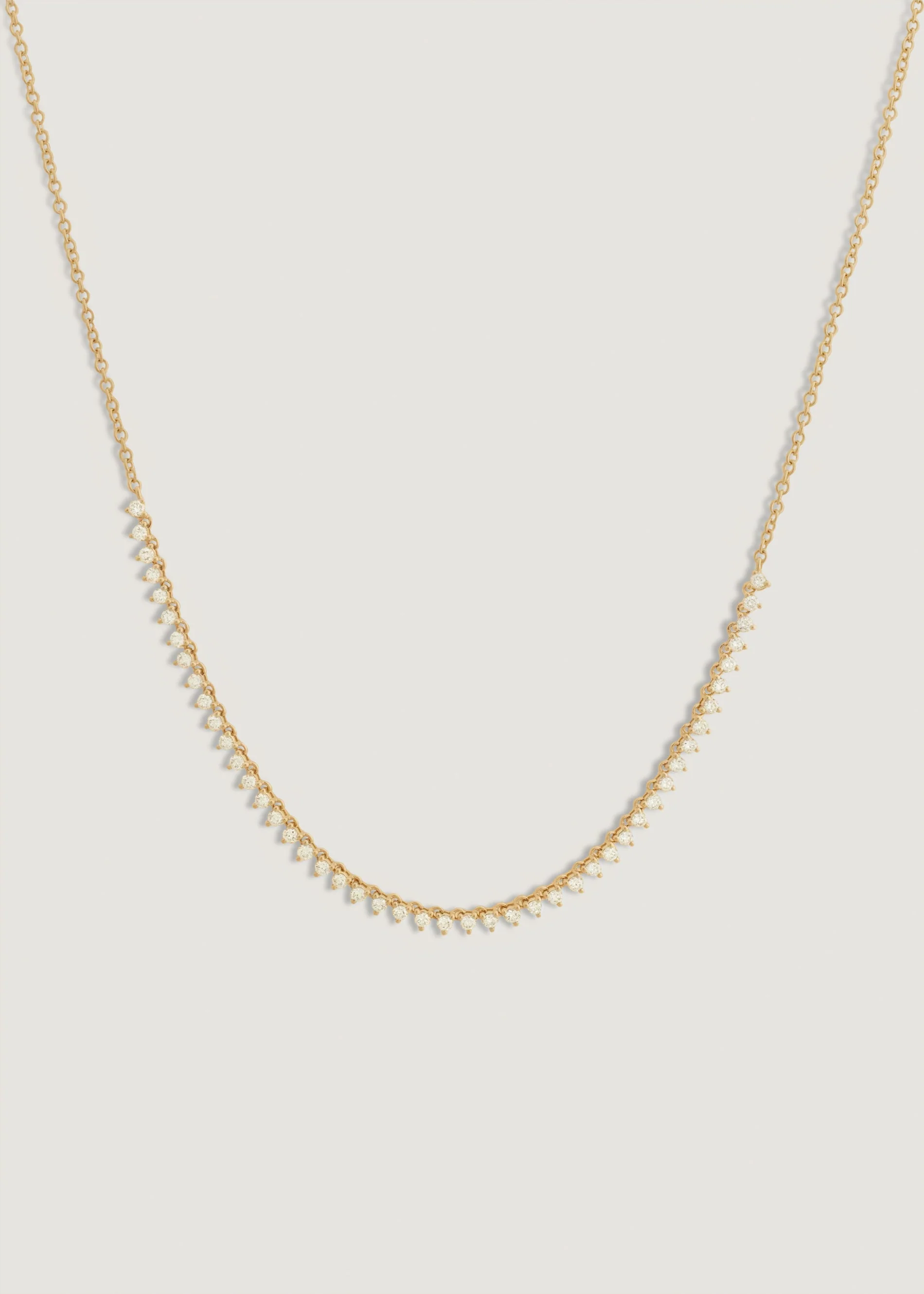 Kinn - Linea Diamond Row Necklace