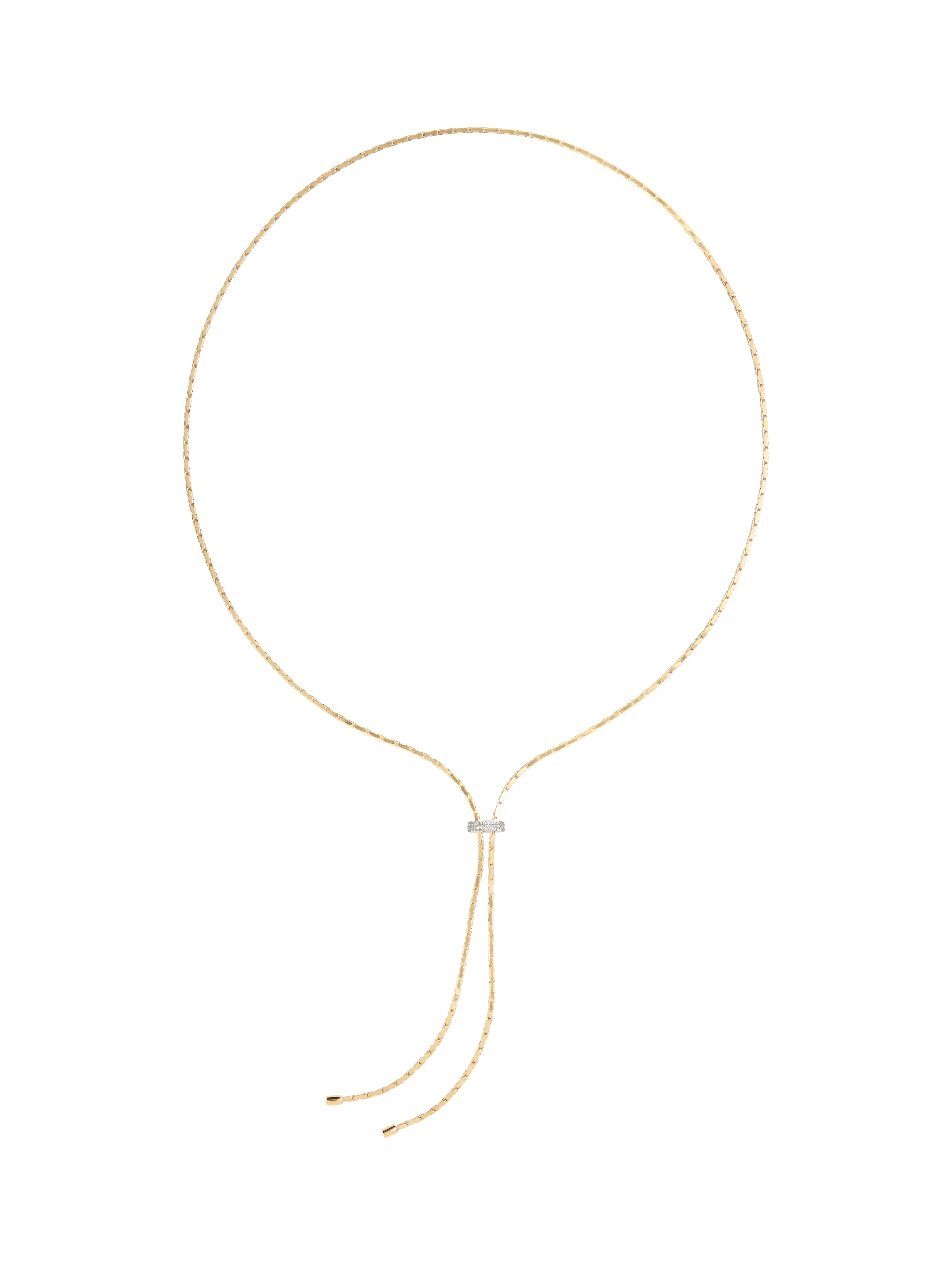 Dorsey - LINNEA LARIAT NECKLACE IN MOISSANITE