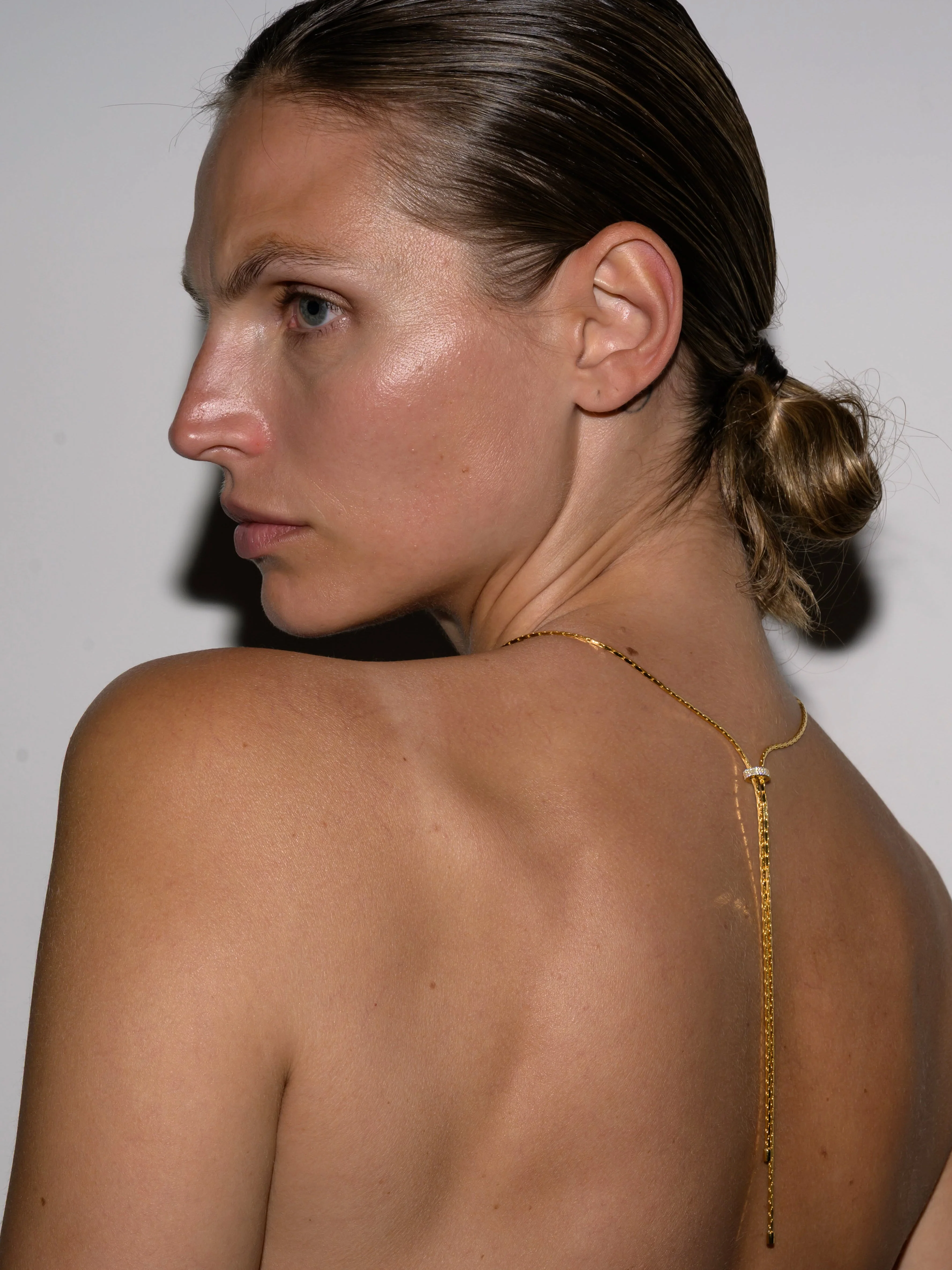 Dorsey - LINNEA LARIAT NECKLACE IN MOISSANITE - Image 5