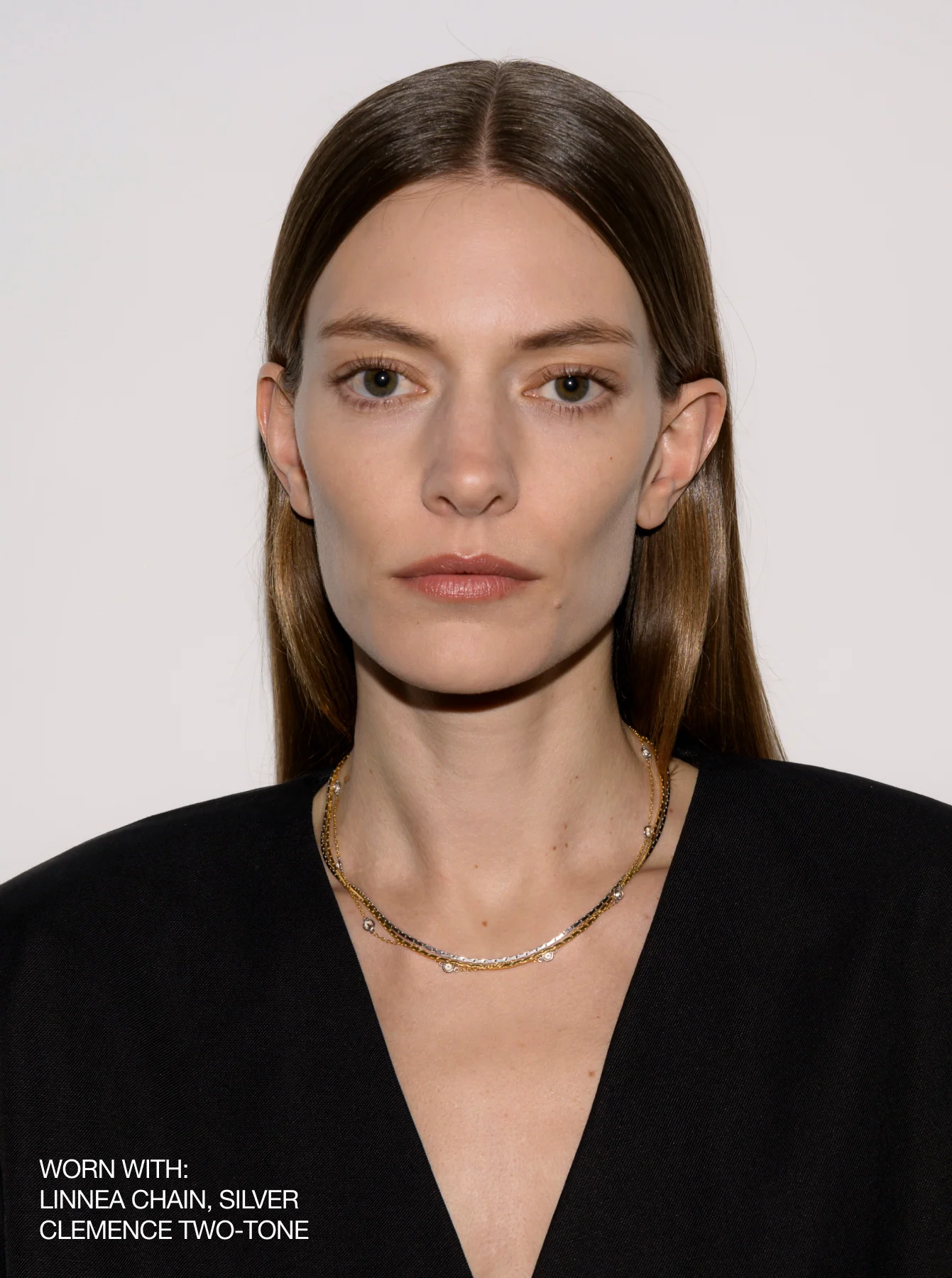 Dorsey - LINNEA, LAB DIAMOND GOLD CHAIN NECKLACE - Image 4