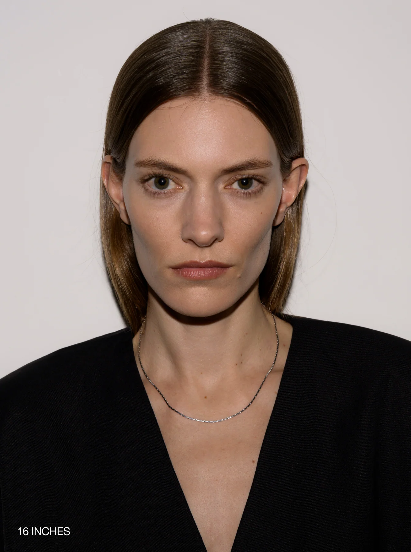 Dorsey - LINNEA, LAB DIAMOND SILVER CHAIN NECKLACE - Image 3