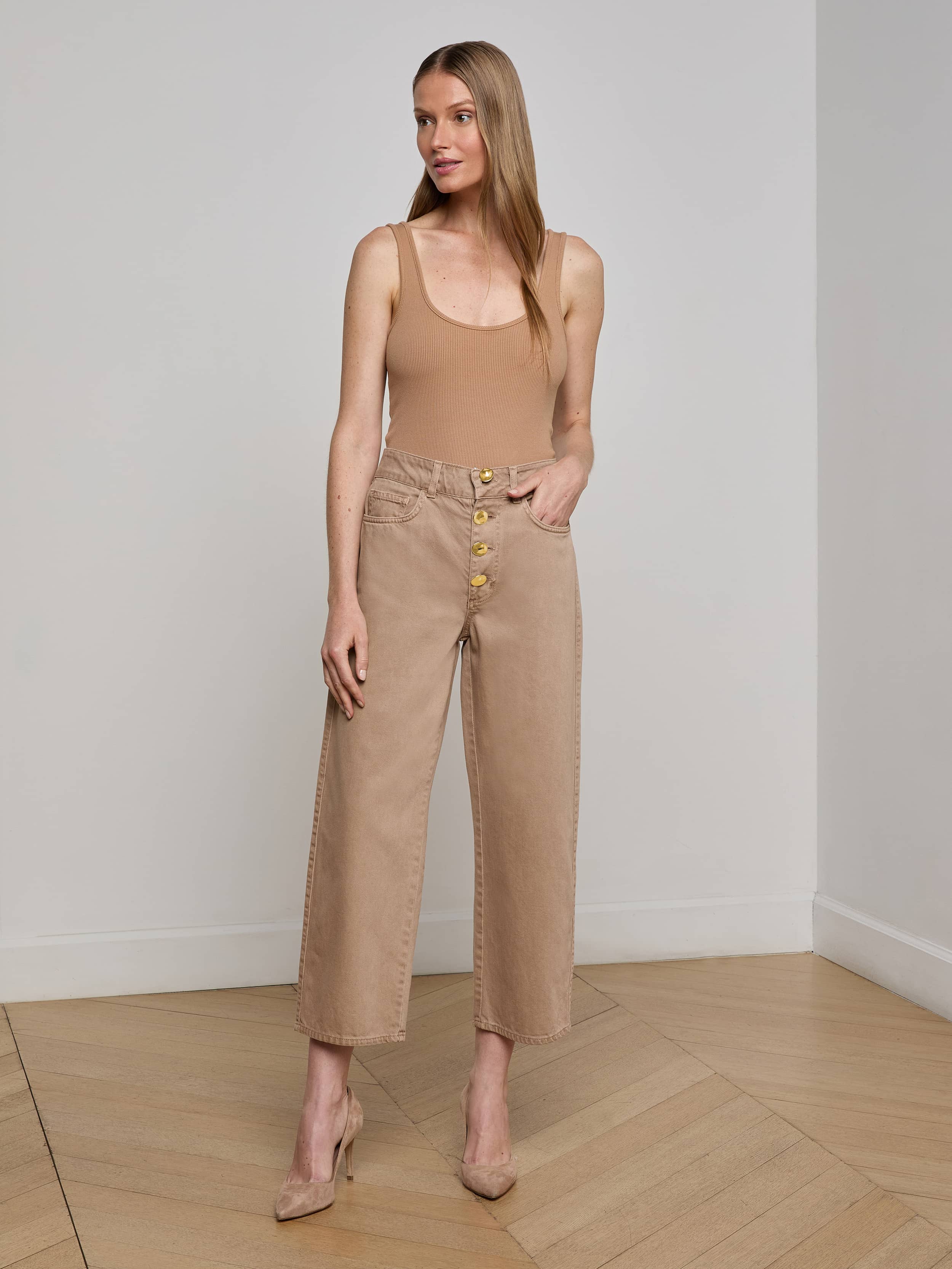 L'AGENCE - Liora Cropped Jean