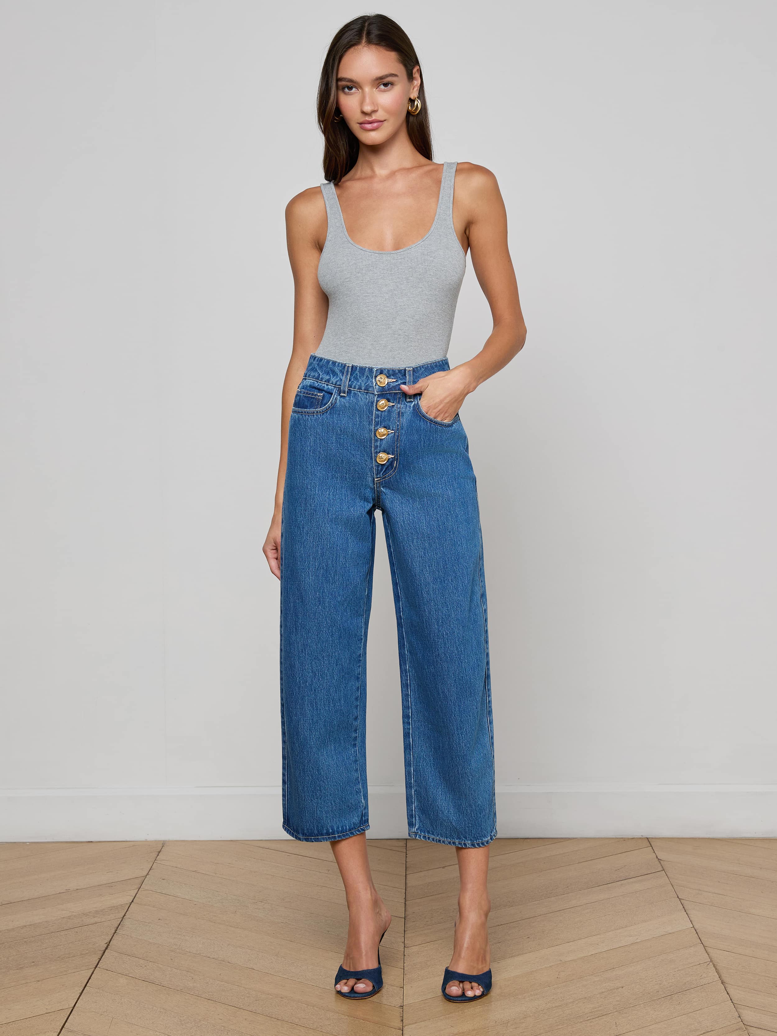 L'AGENCE - Liora Cropped Jean