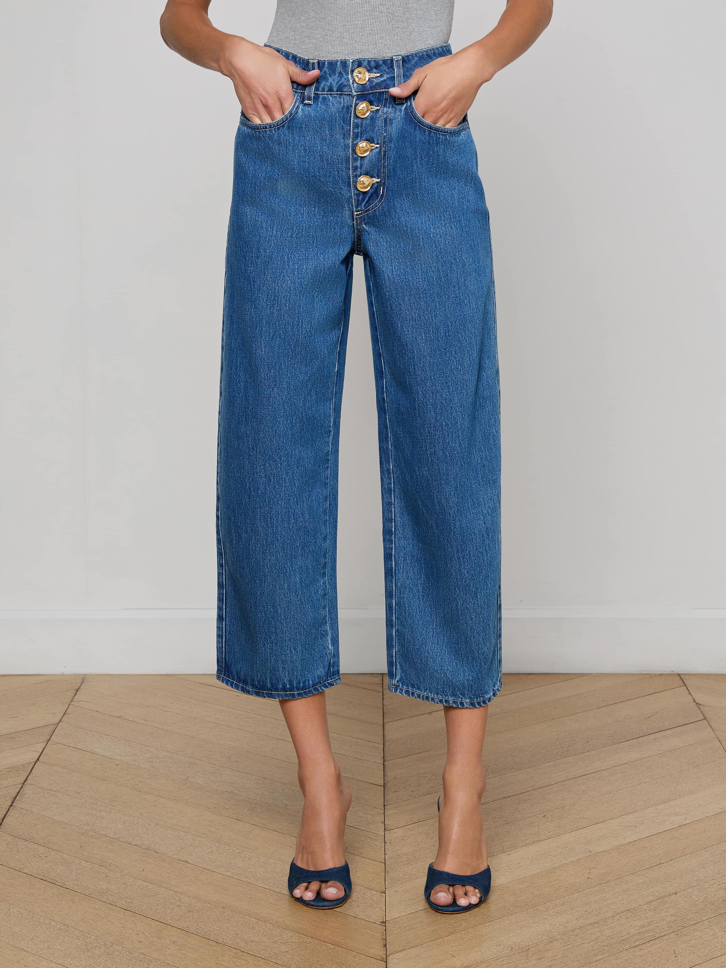 L'AGENCE - Liora Cropped Jean - Image 2