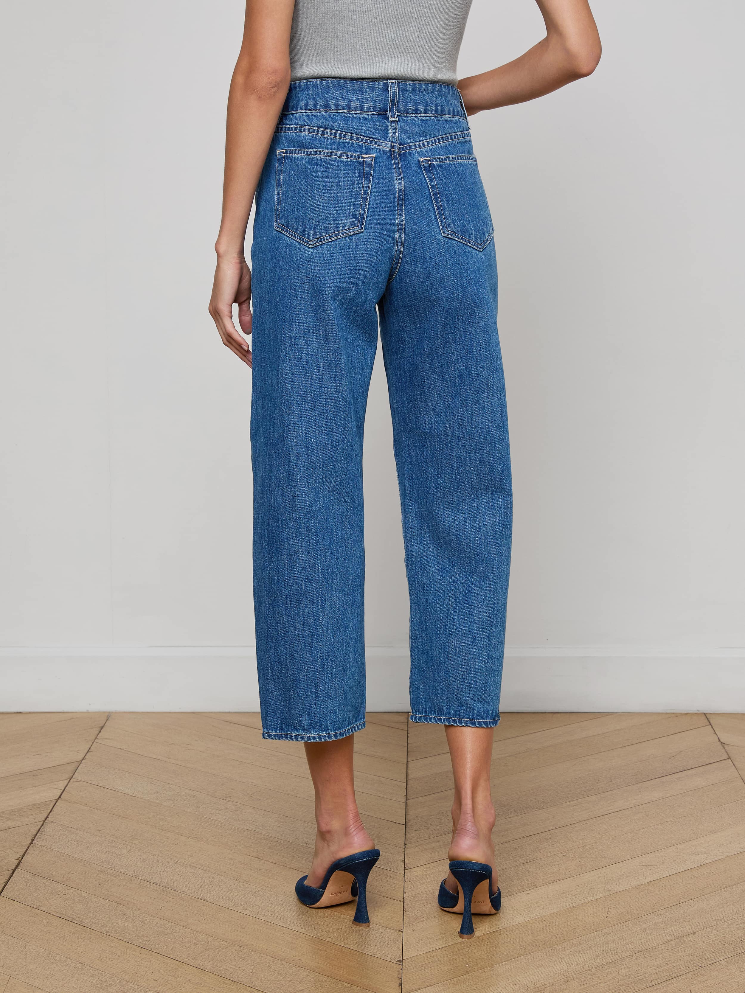 L'AGENCE - Liora Cropped Jean - Image 4