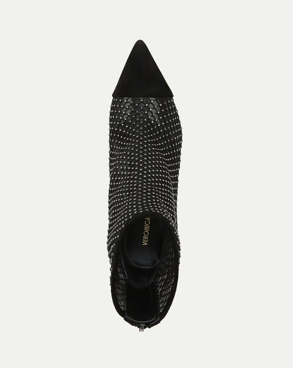 Veronica Beard - Lisa Rhinestone Mesh Bootie - Image 3