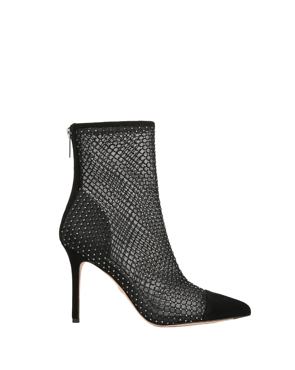 Veronica Beard - Lisa Rhinestone Mesh Bootie - Image 6