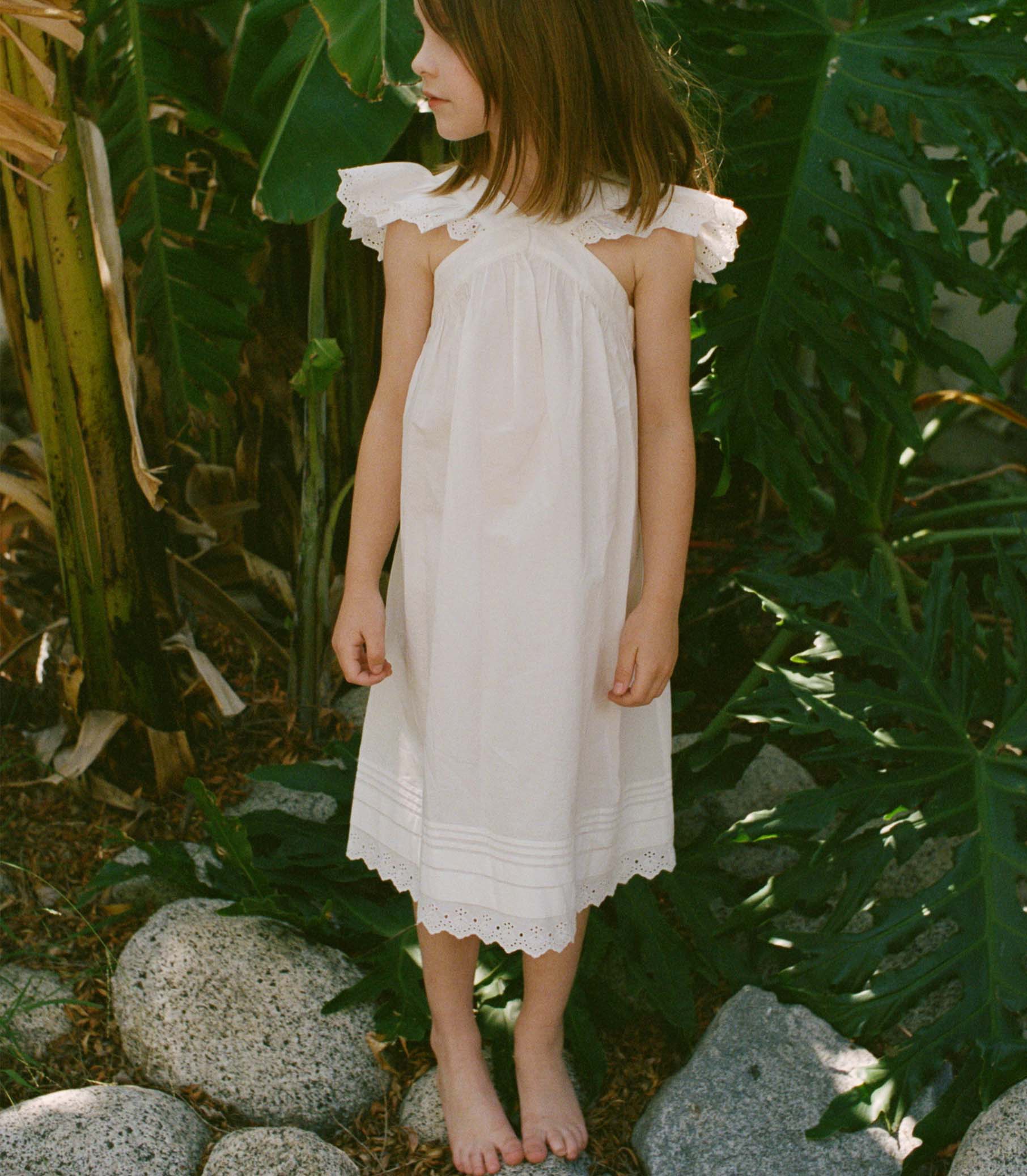DÔEN - LITTLE NISHA DRESS -- SALT