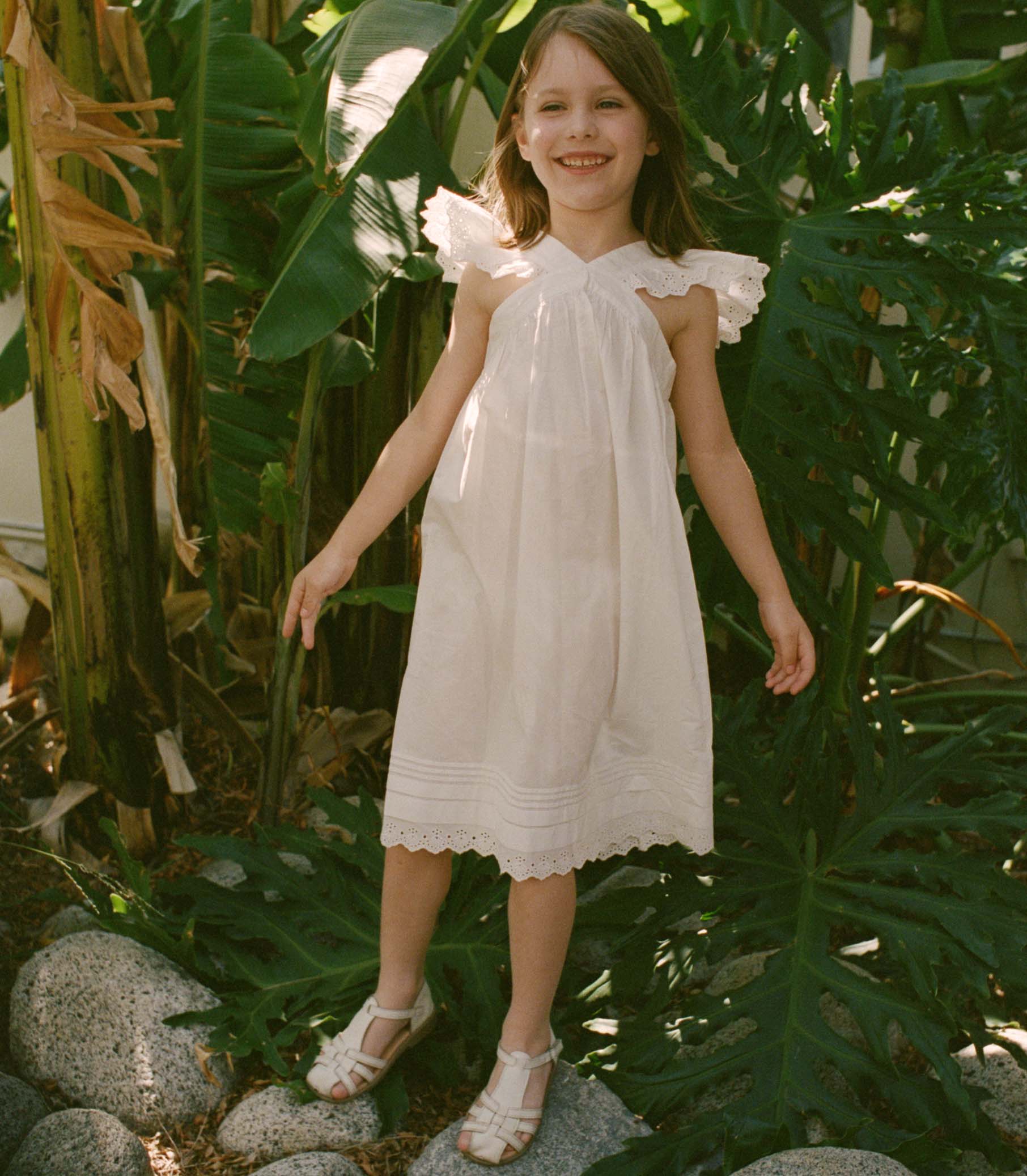 DÔEN - LITTLE NISHA DRESS -- SALT - Image 2