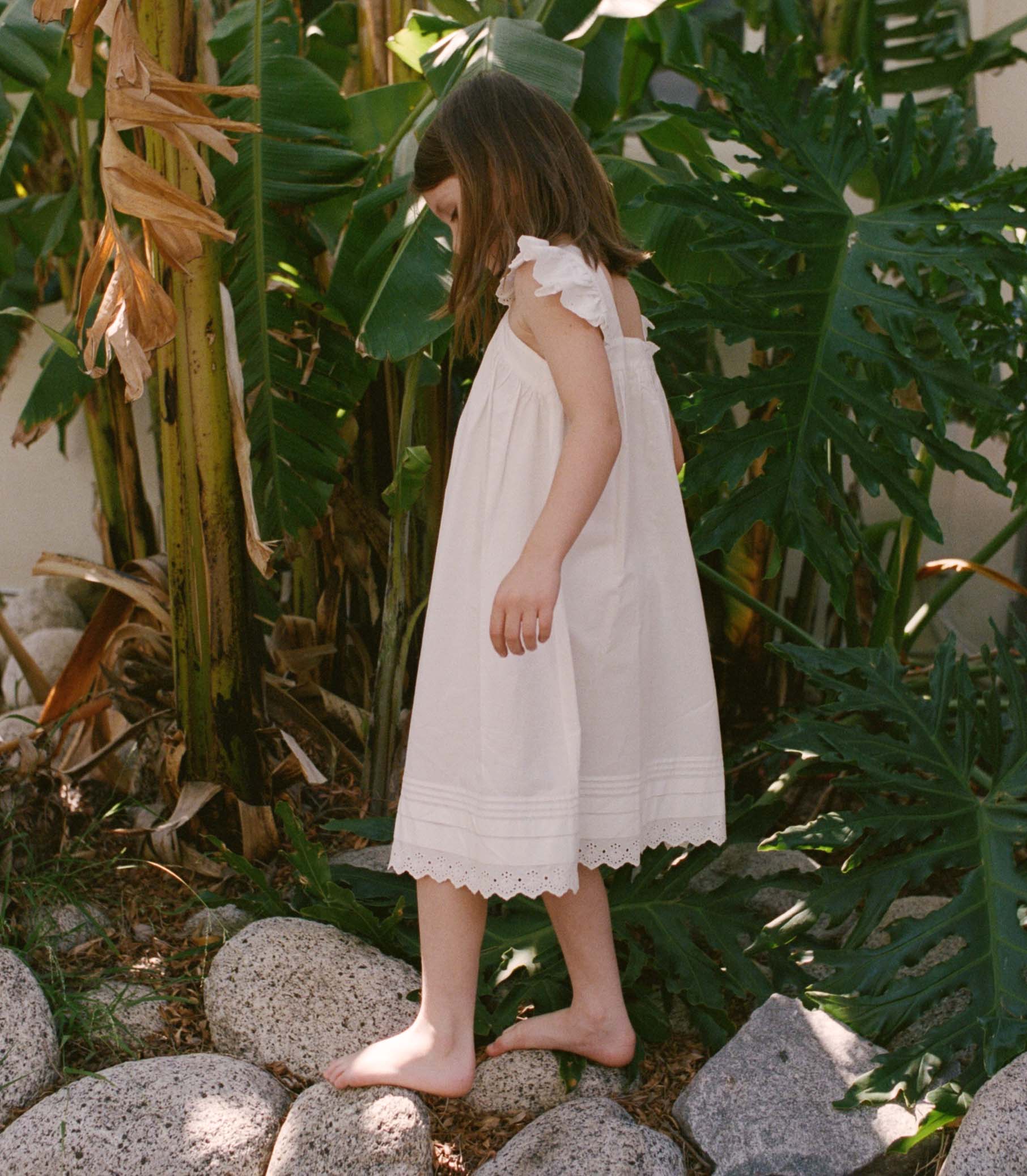 DÔEN - LITTLE NISHA DRESS -- SALT - Image 3