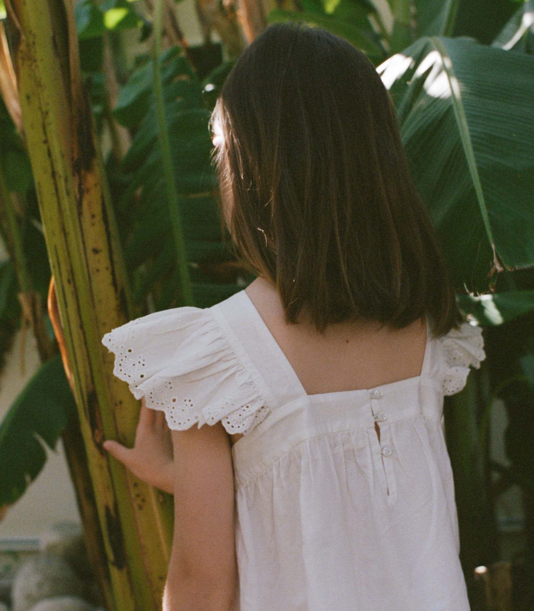 DÔEN - LITTLE NISHA DRESS -- SALT - Image 4