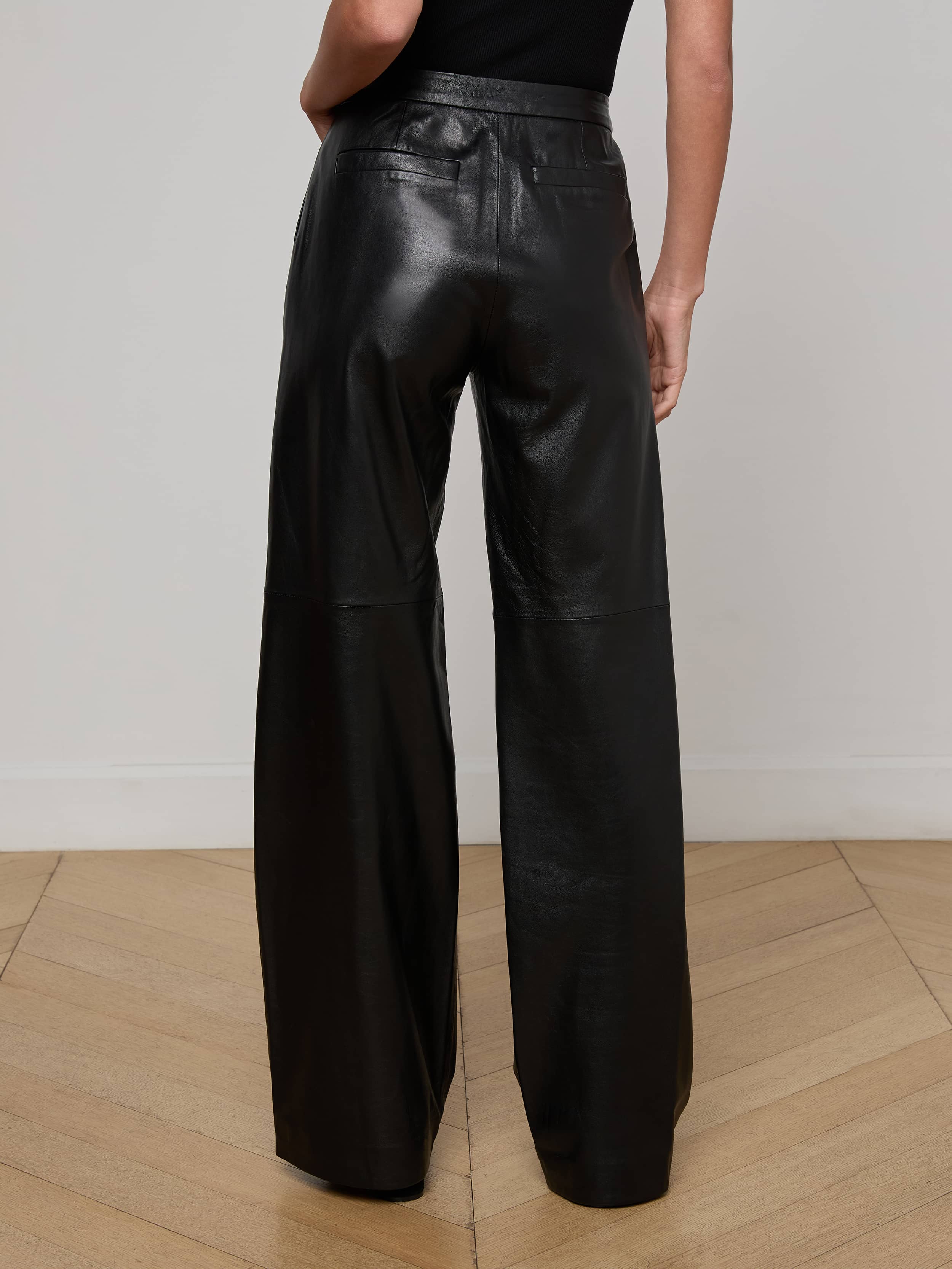 L'AGENCE - Livvy Leather Trouser - Image 10