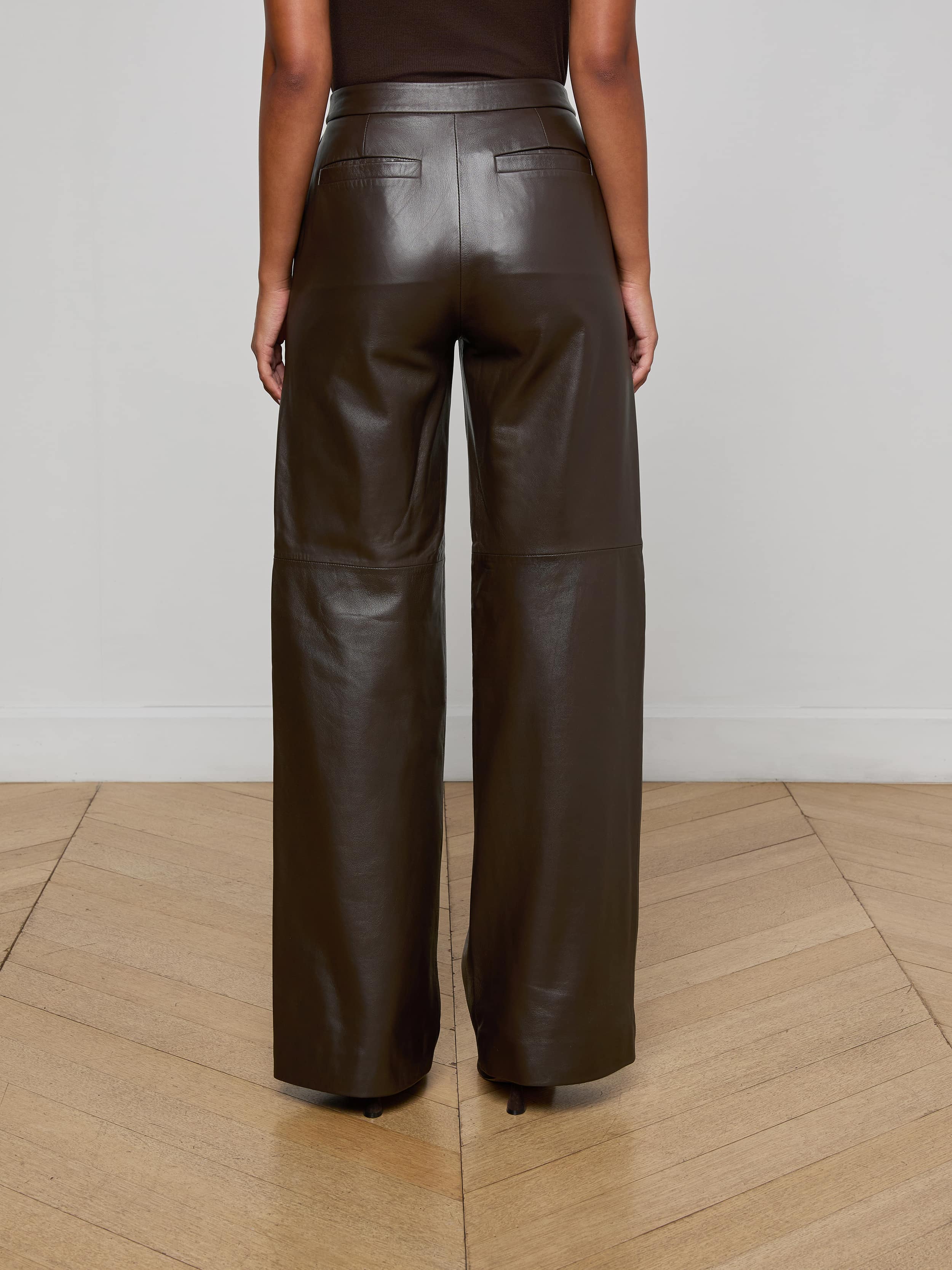 L'AGENCE - Livvy Leather Trouser - Image 4