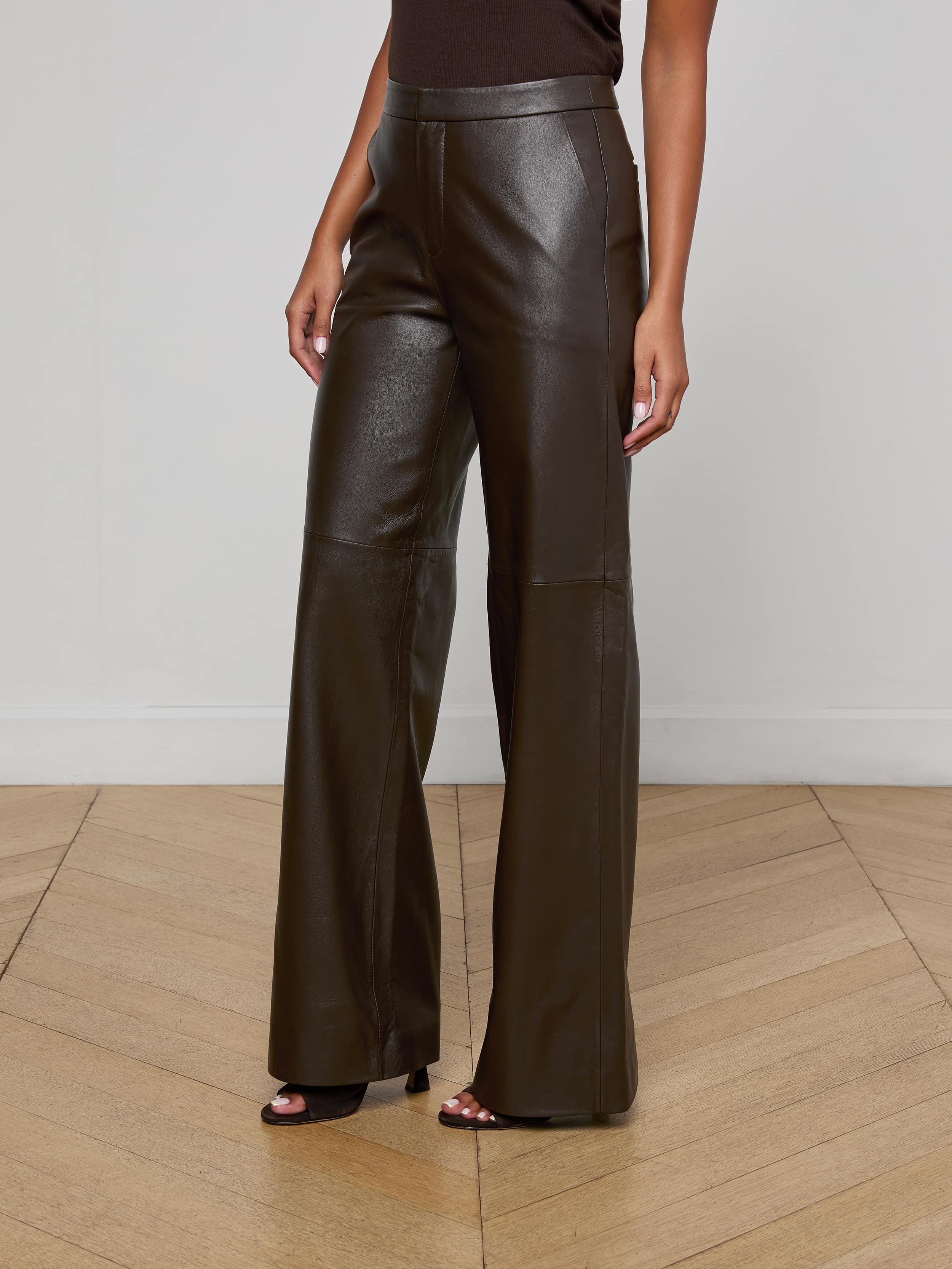 L'AGENCE - Livvy Leather Trouser - Image 9