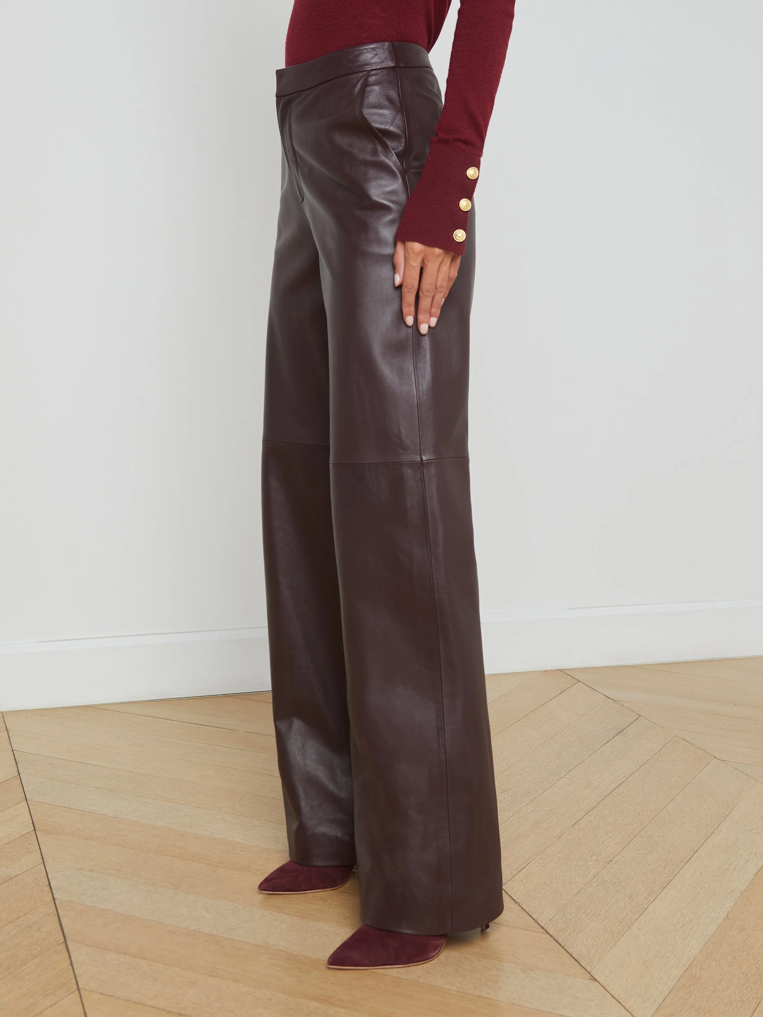 L'AGENCE - Livvy Leather Trouser - Image 10