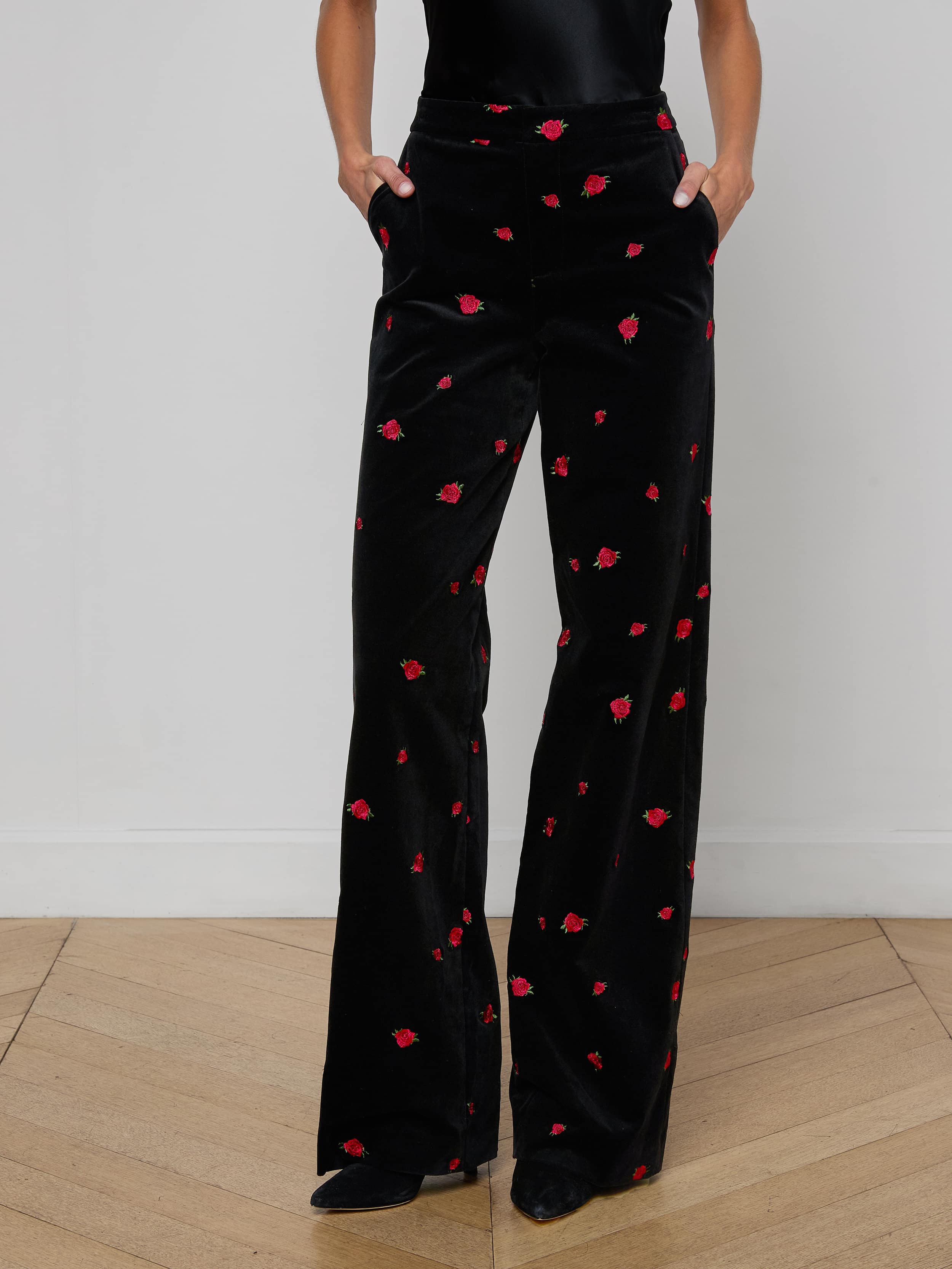 L'AGENCE - Livvy Velvet Trouser - Image 2