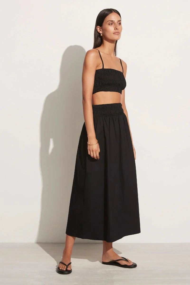 Faithfull - Liya Top Plain Black - Final Sale - Image 3
