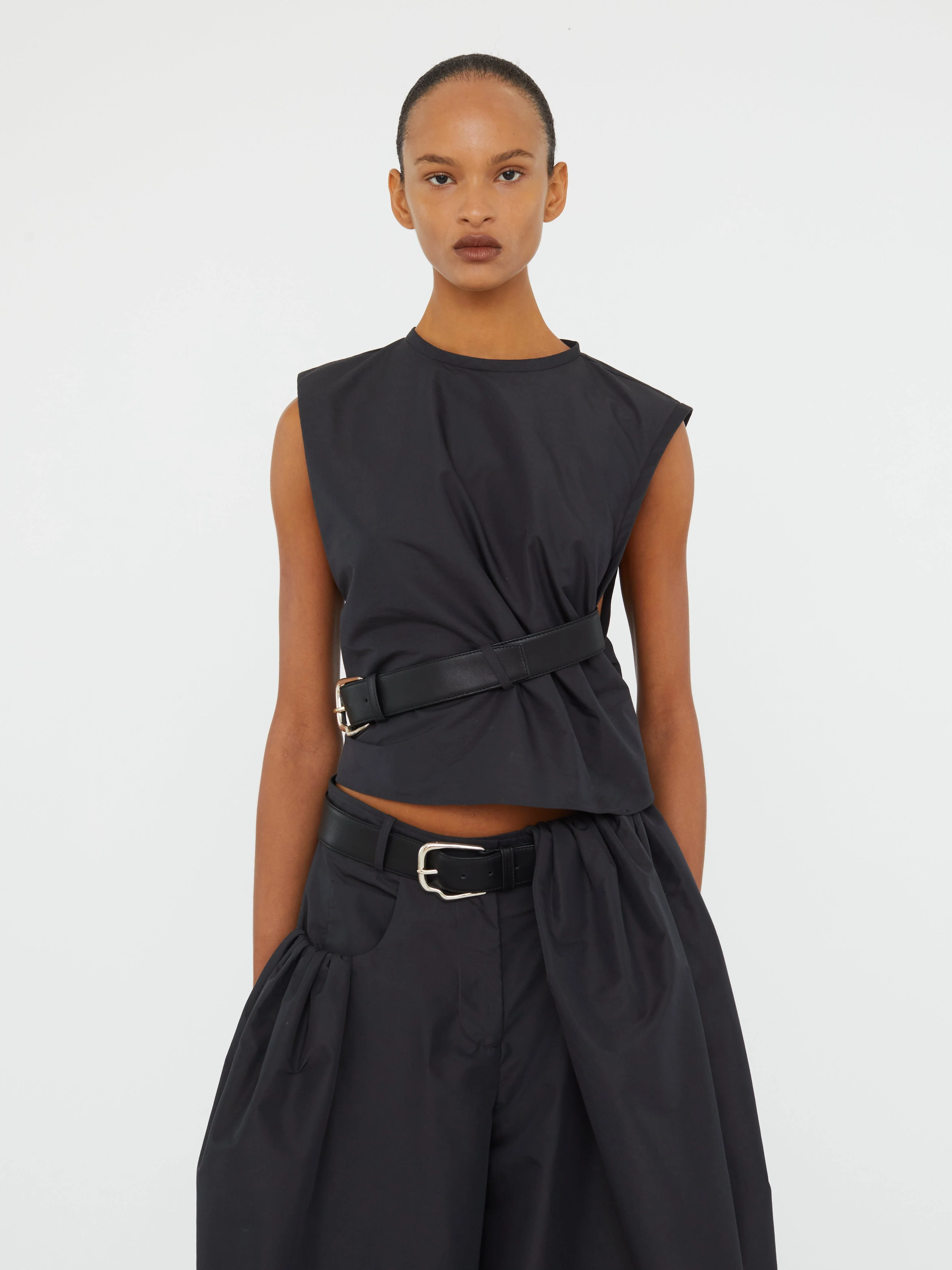 Christopher Esber - Locus Belted Taffeta Tank