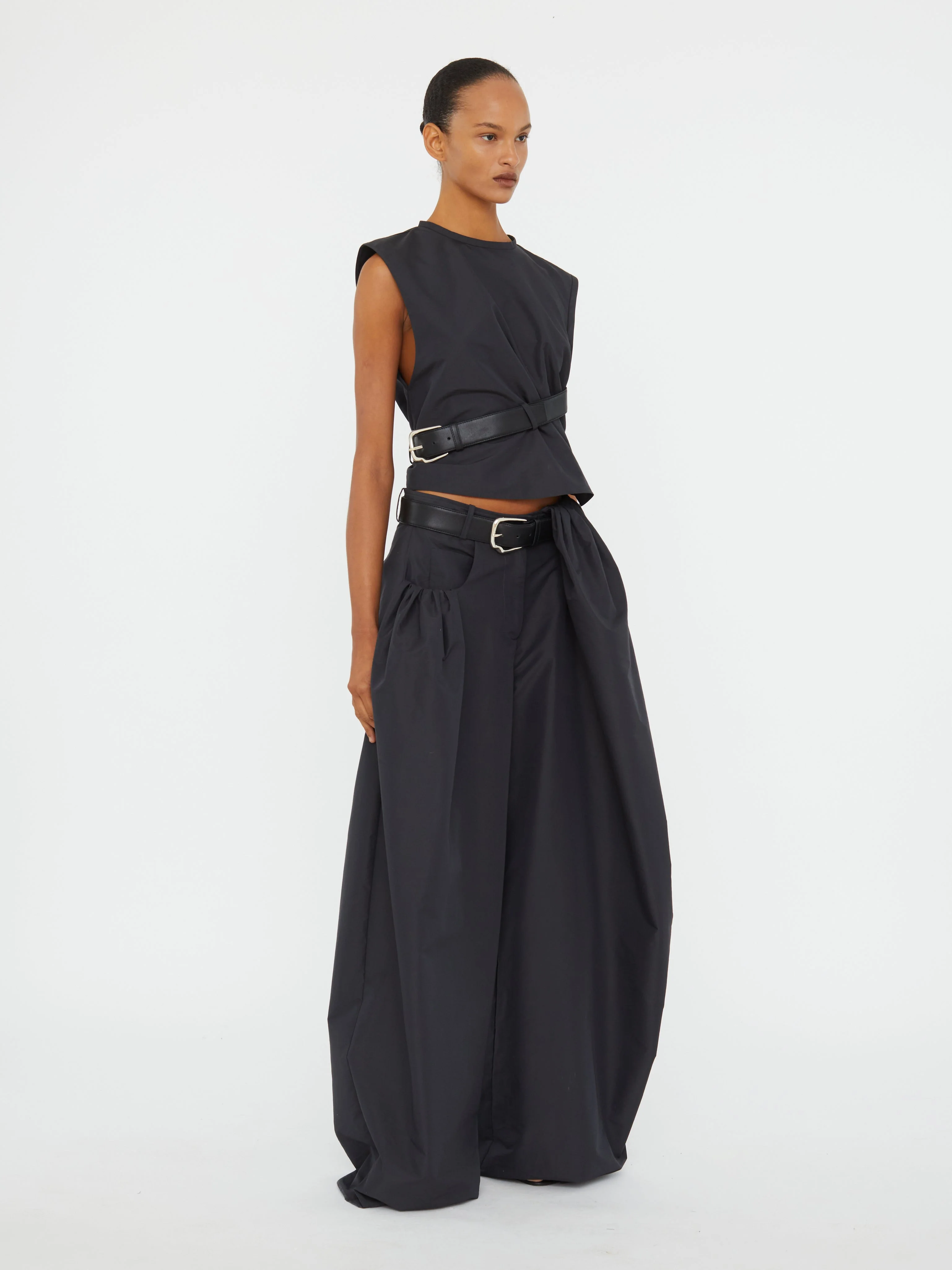 Christopher Esber - Locus Belted Taffeta Tank - Image 5