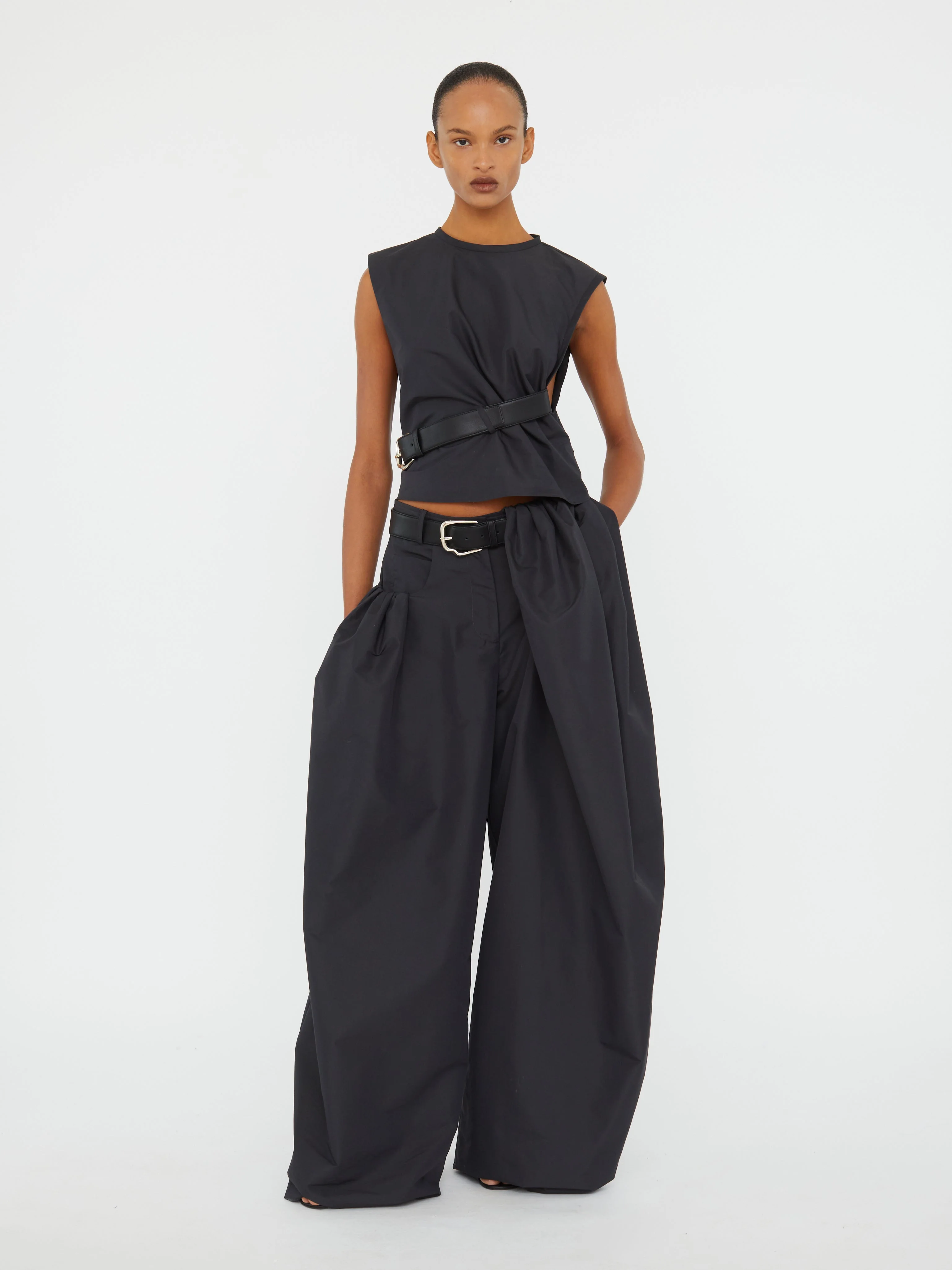 Christopher Esber - Locus Belted Taffeta Tank - Image 6