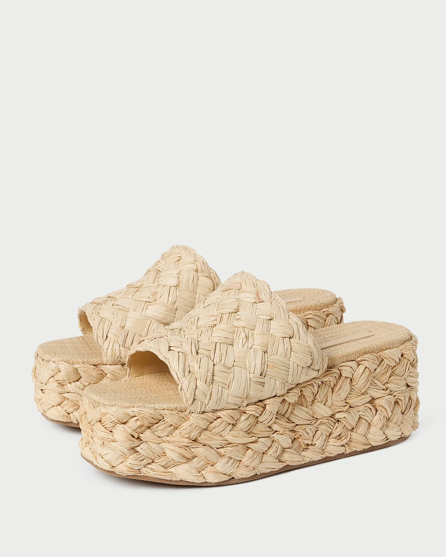 Loeffler Randall - Aaron Natural Braided Straw Mule - Image 4
