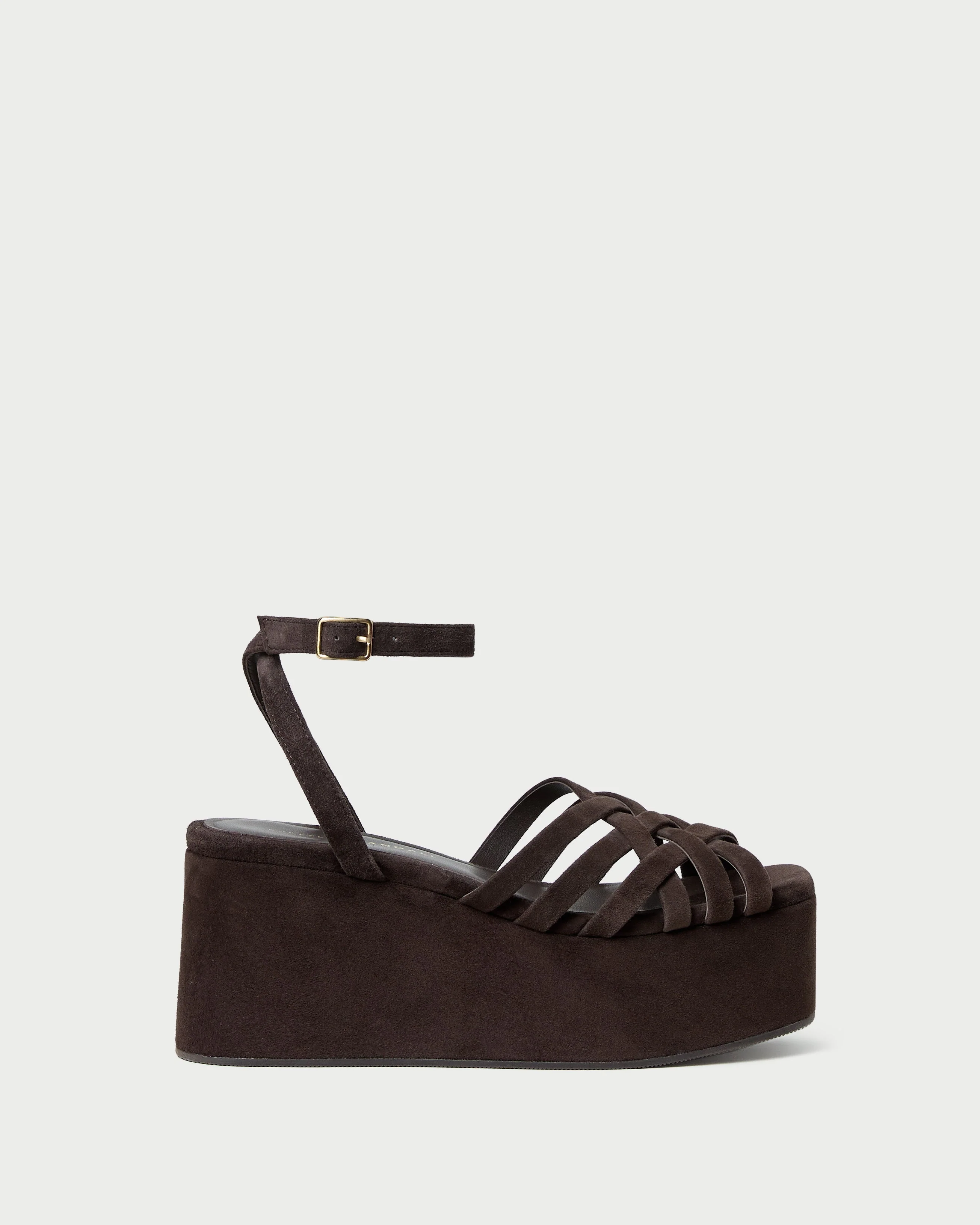 Loeffler Randall - Channing Brown Suede Platform Sandal