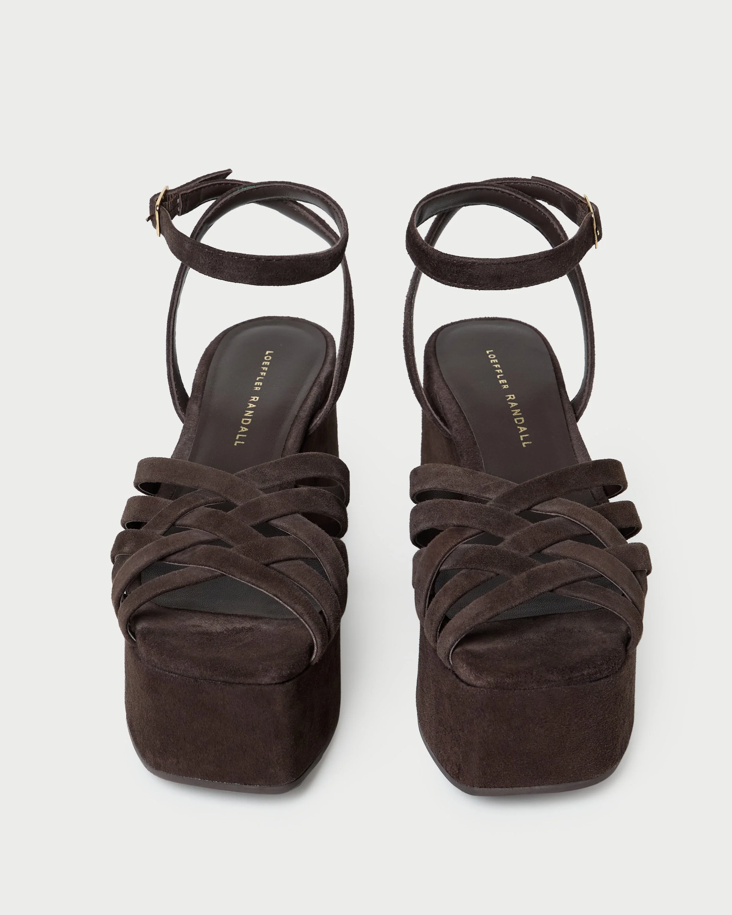 Loeffler Randall - Channing Brown Suede Platform Sandal - Image 3