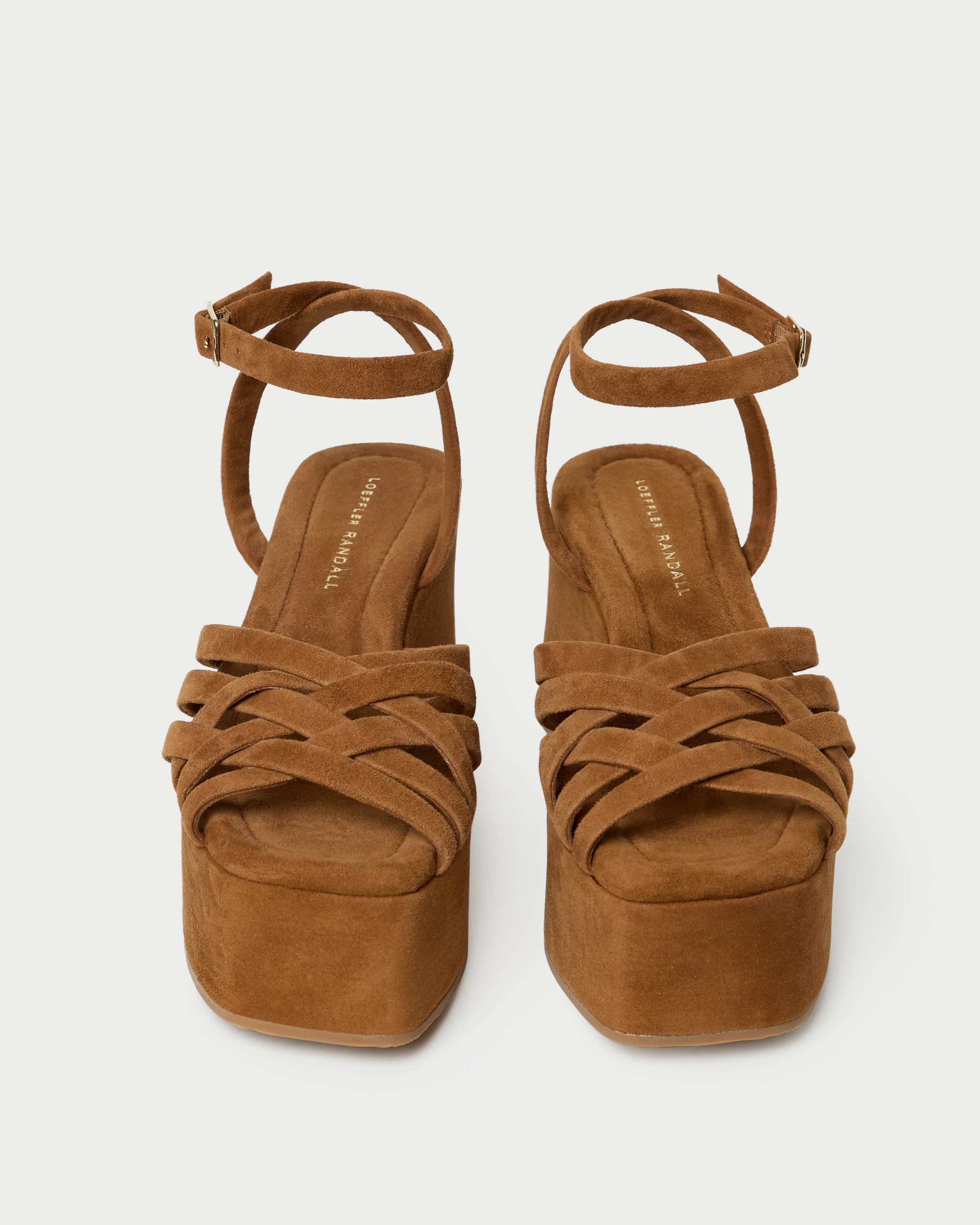 Loeffler Randall - Channing Cacao Suede Platform Sandal - Image 3