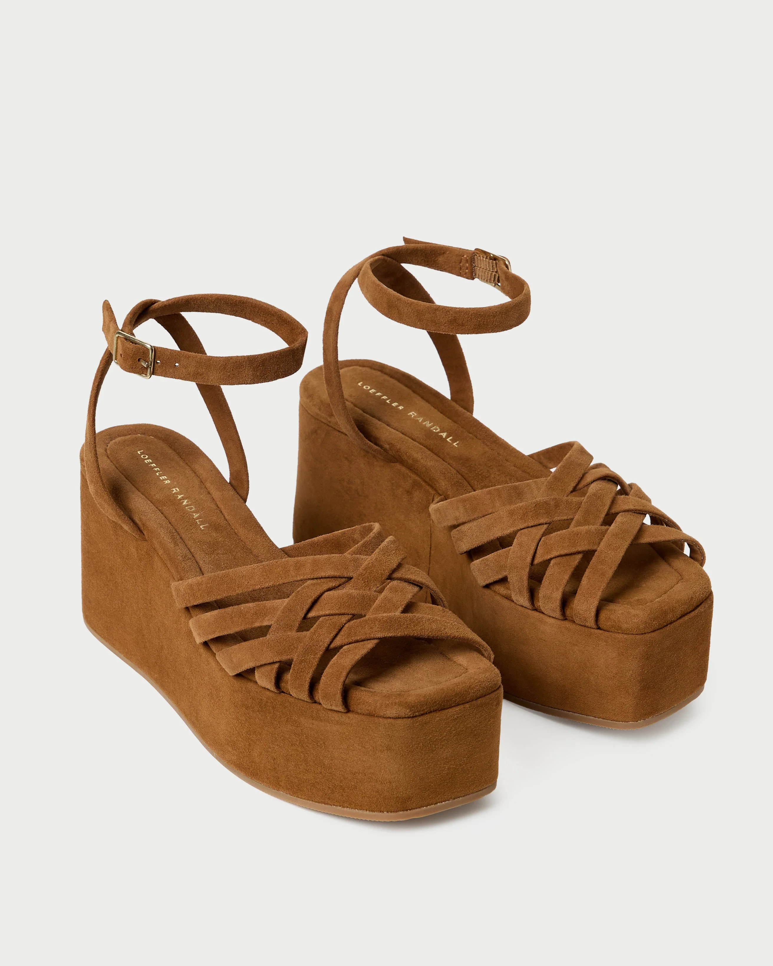 Loeffler Randall - Channing Cacao Suede Platform Sandal - Image 4