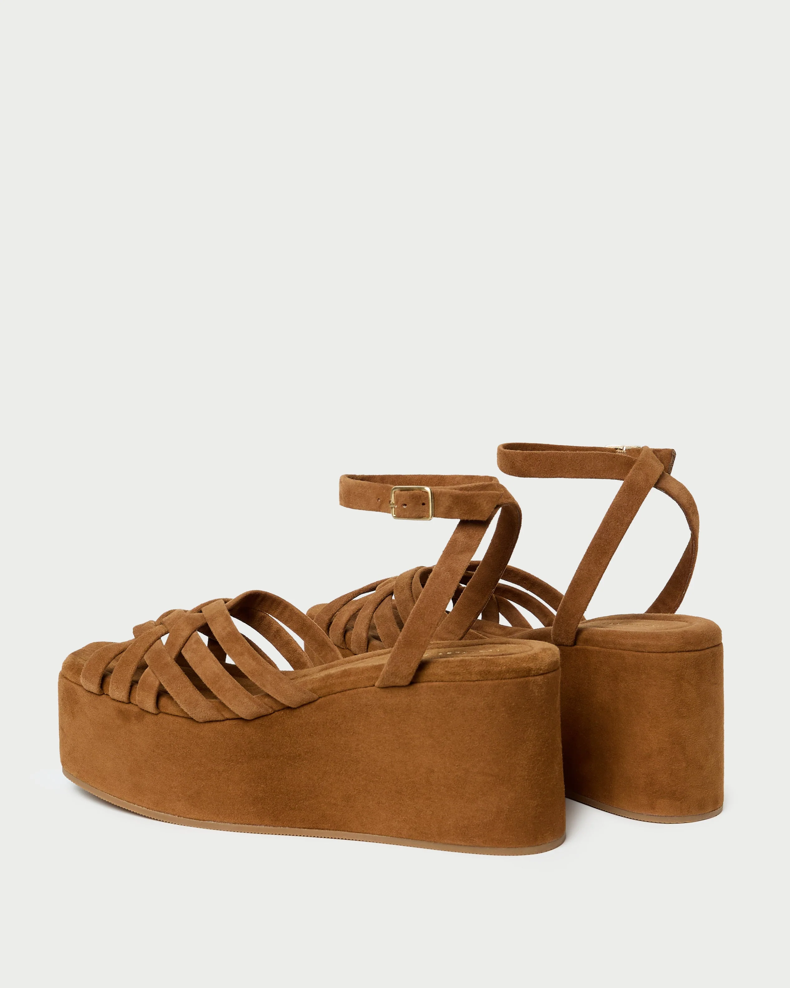 Loeffler Randall - Channing Cacao Suede Platform Sandal - Image 5