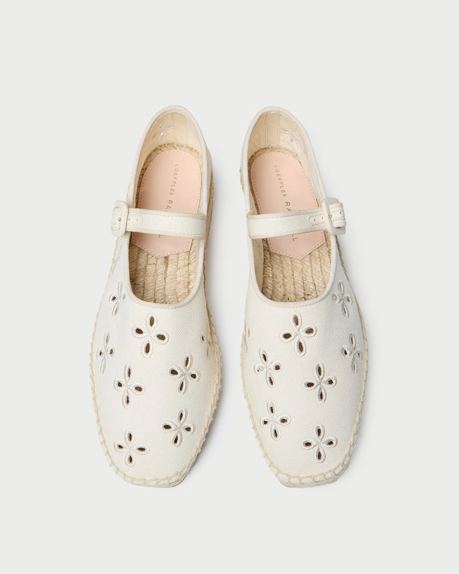Loeffler Randall - Clover Natural Embroidered Espadrille